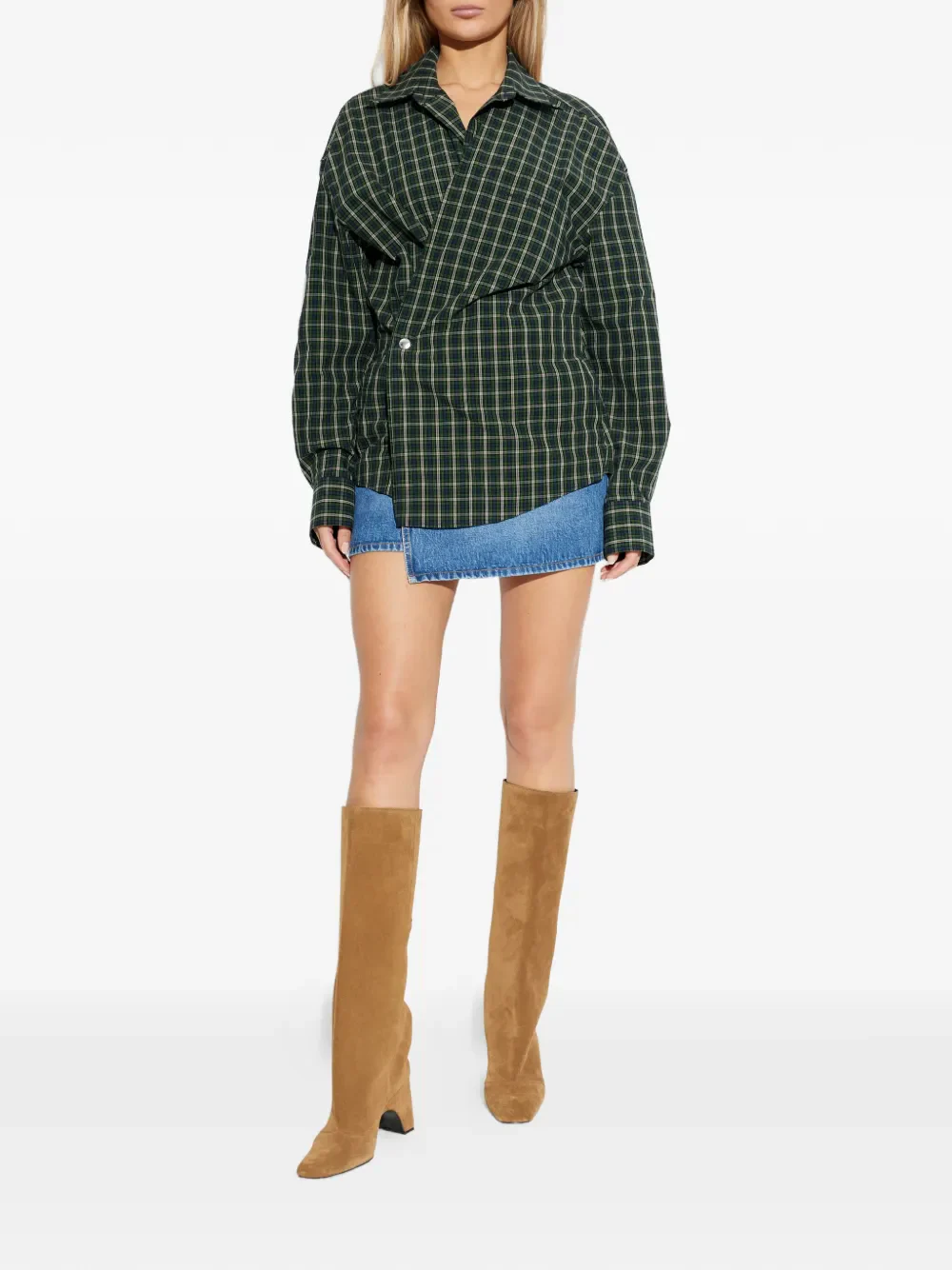 ALEXANDER WANG - Women Pre-Styled Mini Wrap Dress