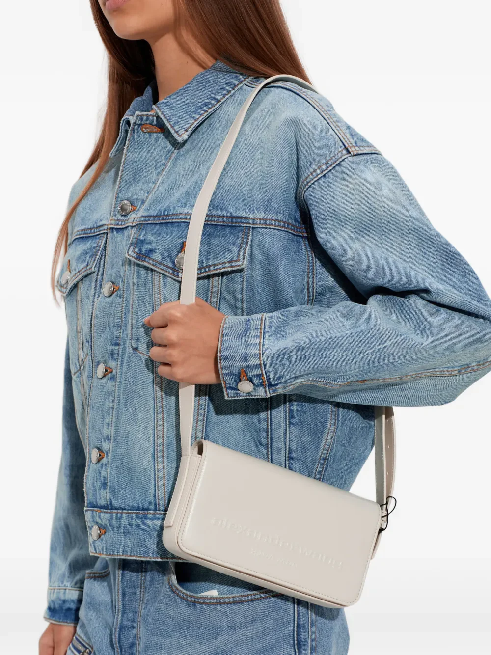 ALEXANDER WANG - Women Punch Flap Crossbody Bag - Image 2