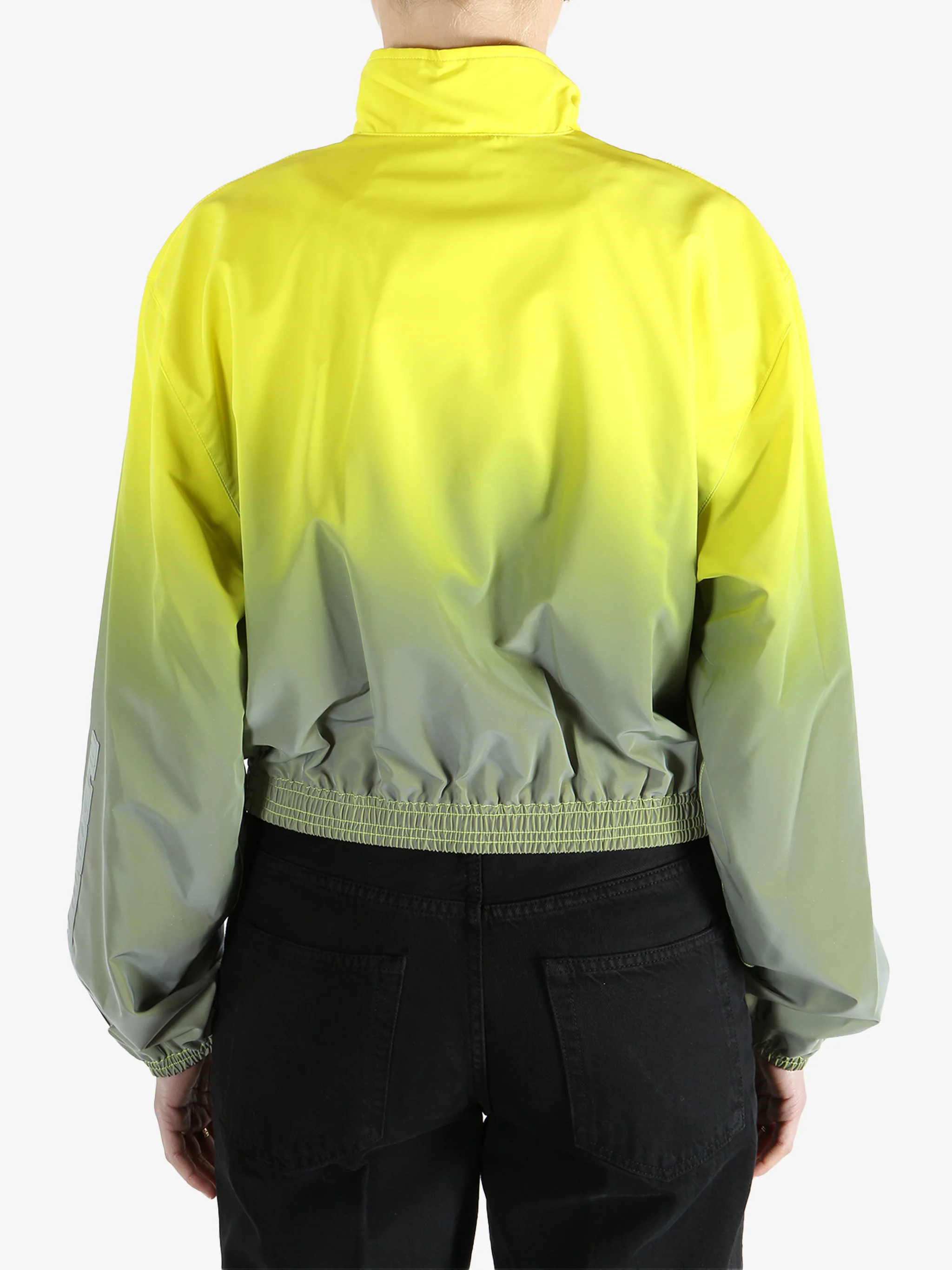 ALEXANDER WANG - Women Reflective Shrunken Track Jacket - Image 3