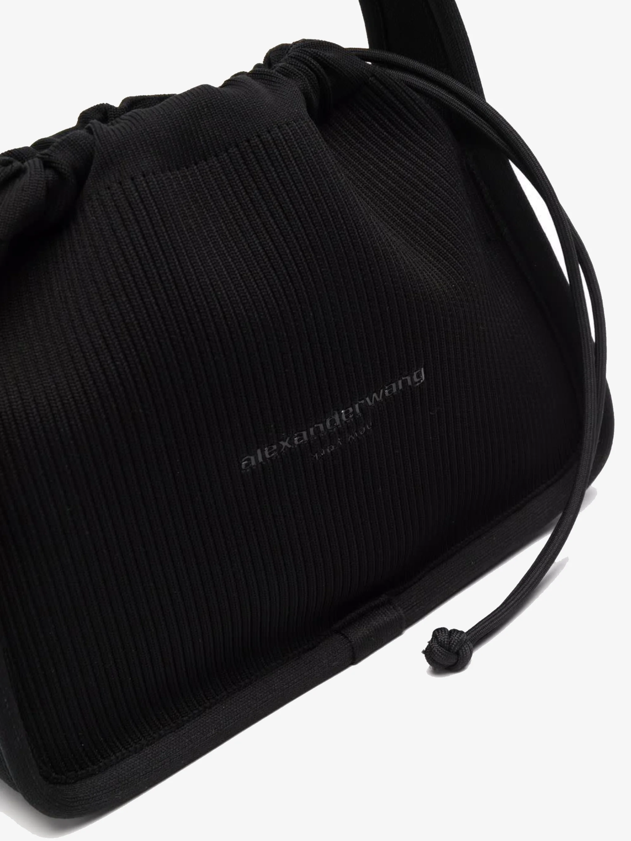 ALEXANDER WANG - Women Rib Knit Ryan Small Bag - Image 4