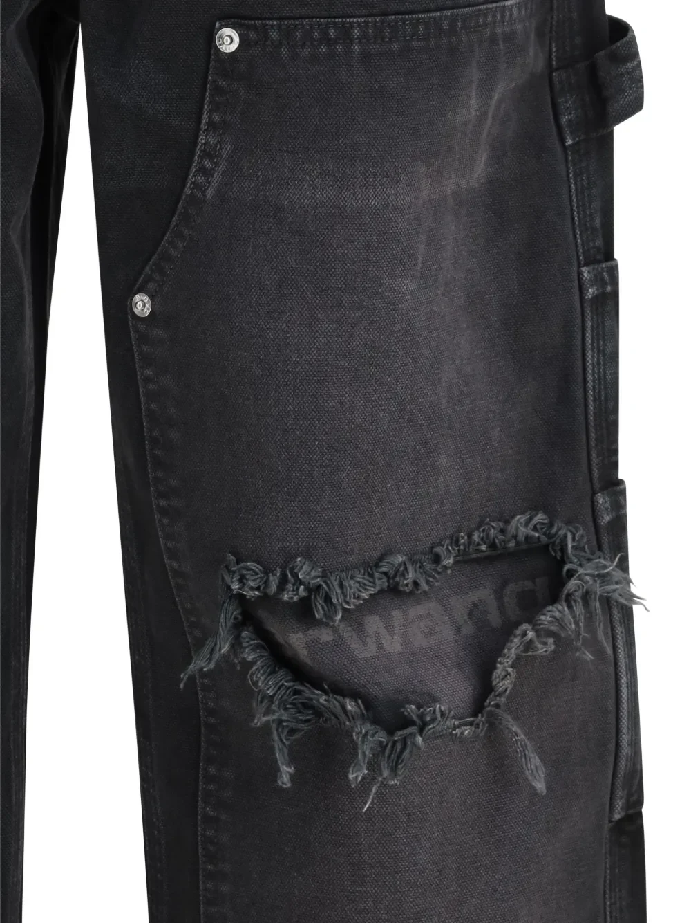ALEXANDER WANG - Women Zip Mid Rise Carpenter Pant - Image 3