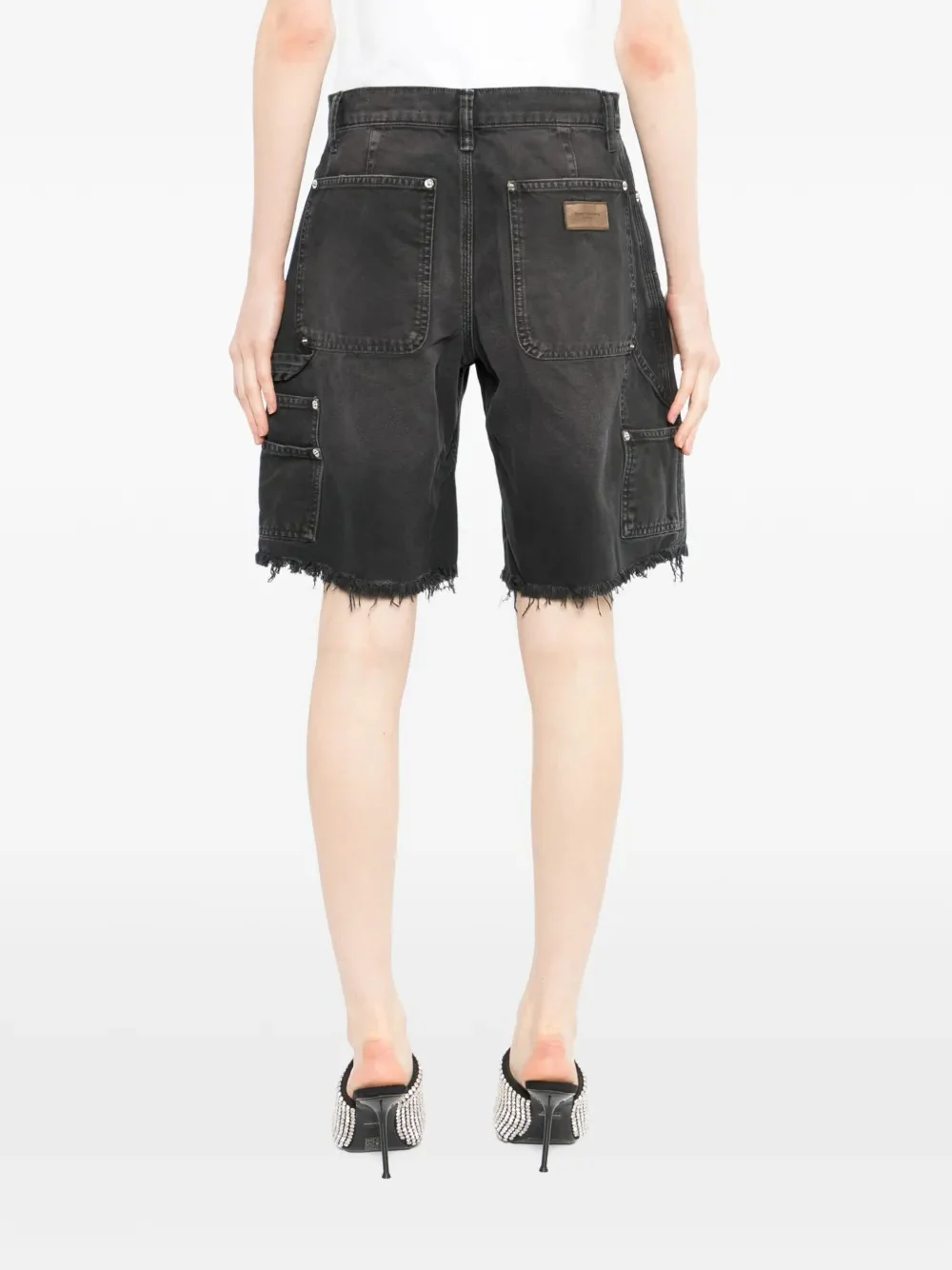 ALEXANDER WANG - Women Zip Mid Rise Carpenter Short - Image 3