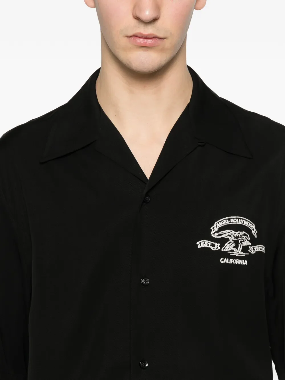 AMIRI - Men Amiri Eagle Camp Shirt - Image 4