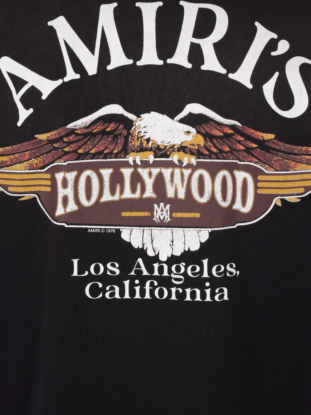 AMIRI - Men Amiri Eagle Flames Ls Tee - Image 4