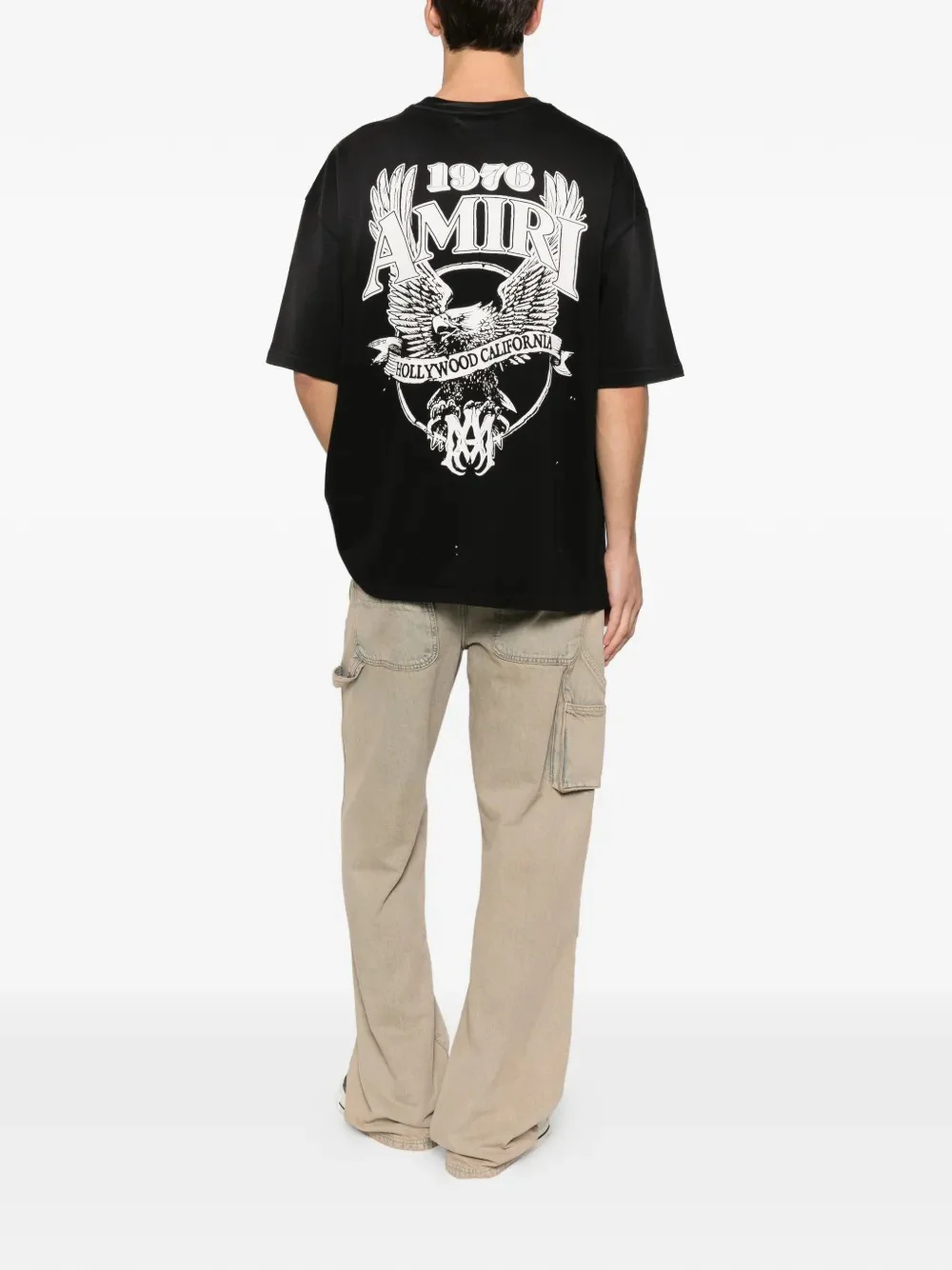 AMIRI - Men Amiri Eagle Oversized Tee - Image 3