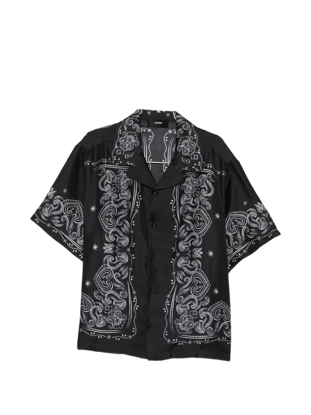 AMIRI - Men Bandana Paint Os Bowling Shirt - Image 5