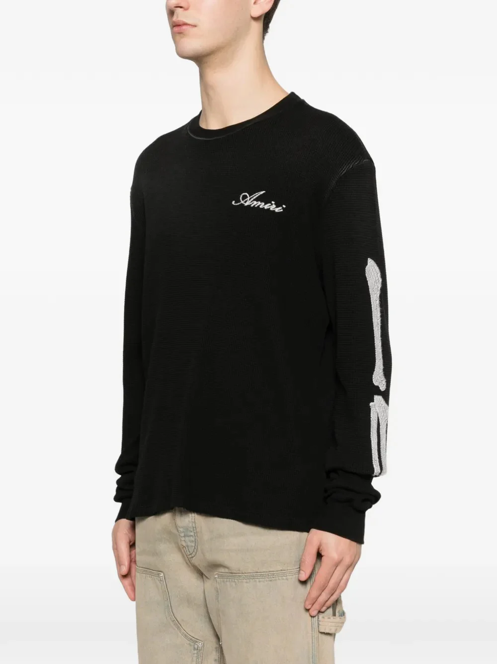 AMIRI - Men Bones Ls Tee - Image 2