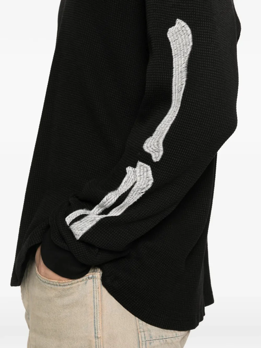 AMIRI - Men Bones Ls Tee - Image 4