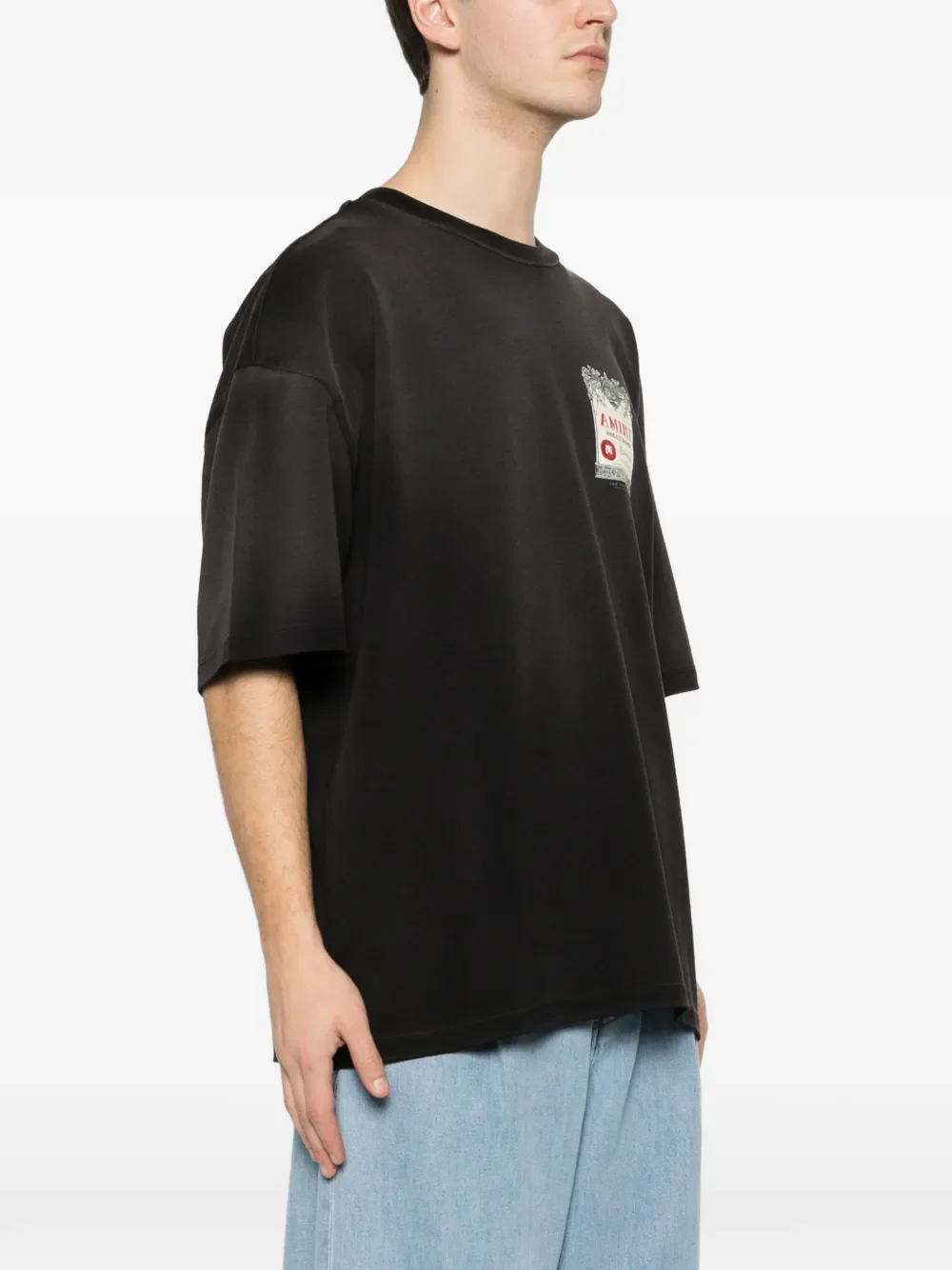 AMIRI - Men Chateau Stamp Os Tee - Image 2