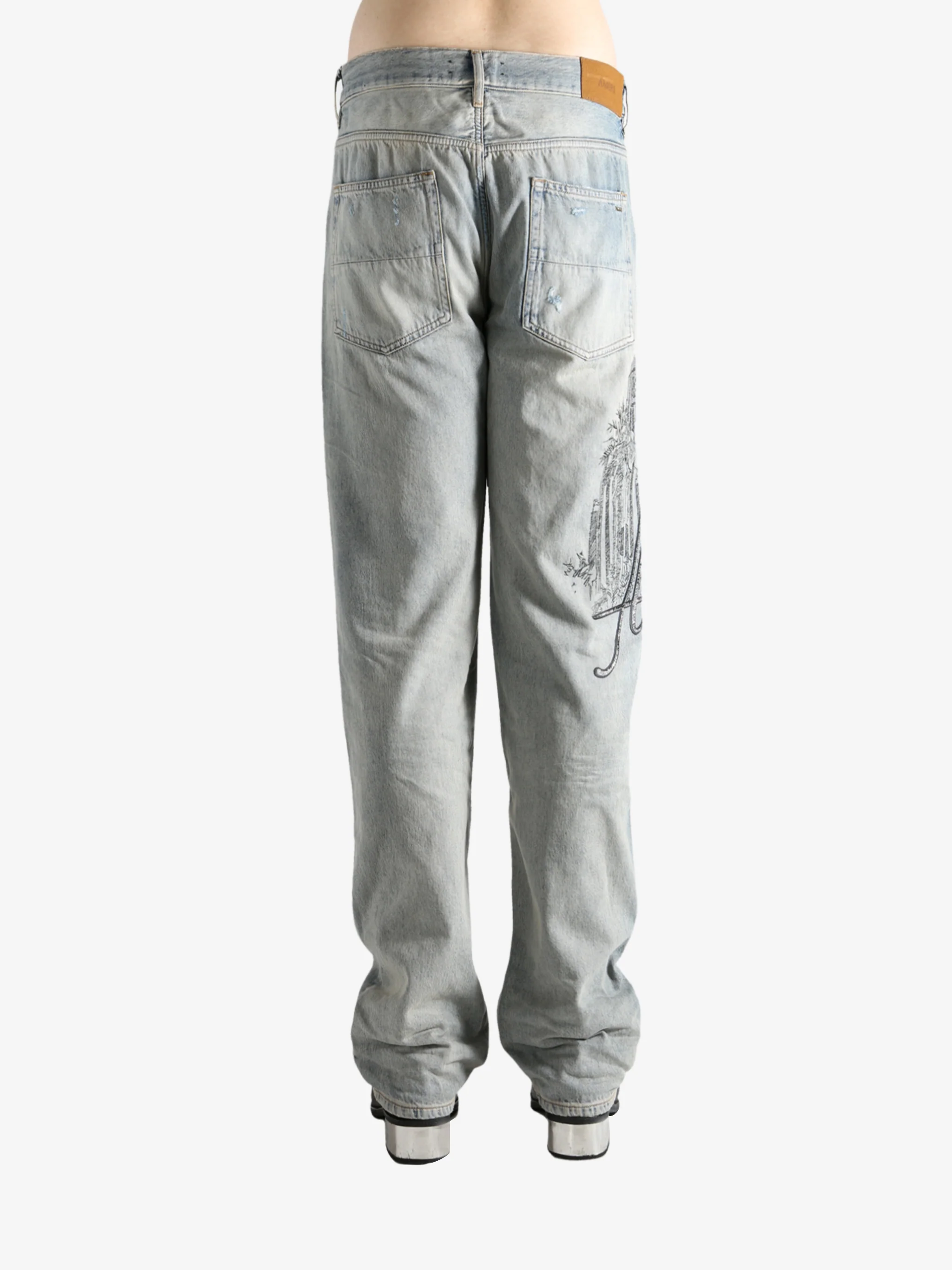 AMIRI - Men Crystal Amiri Hotel Jean - Image 3