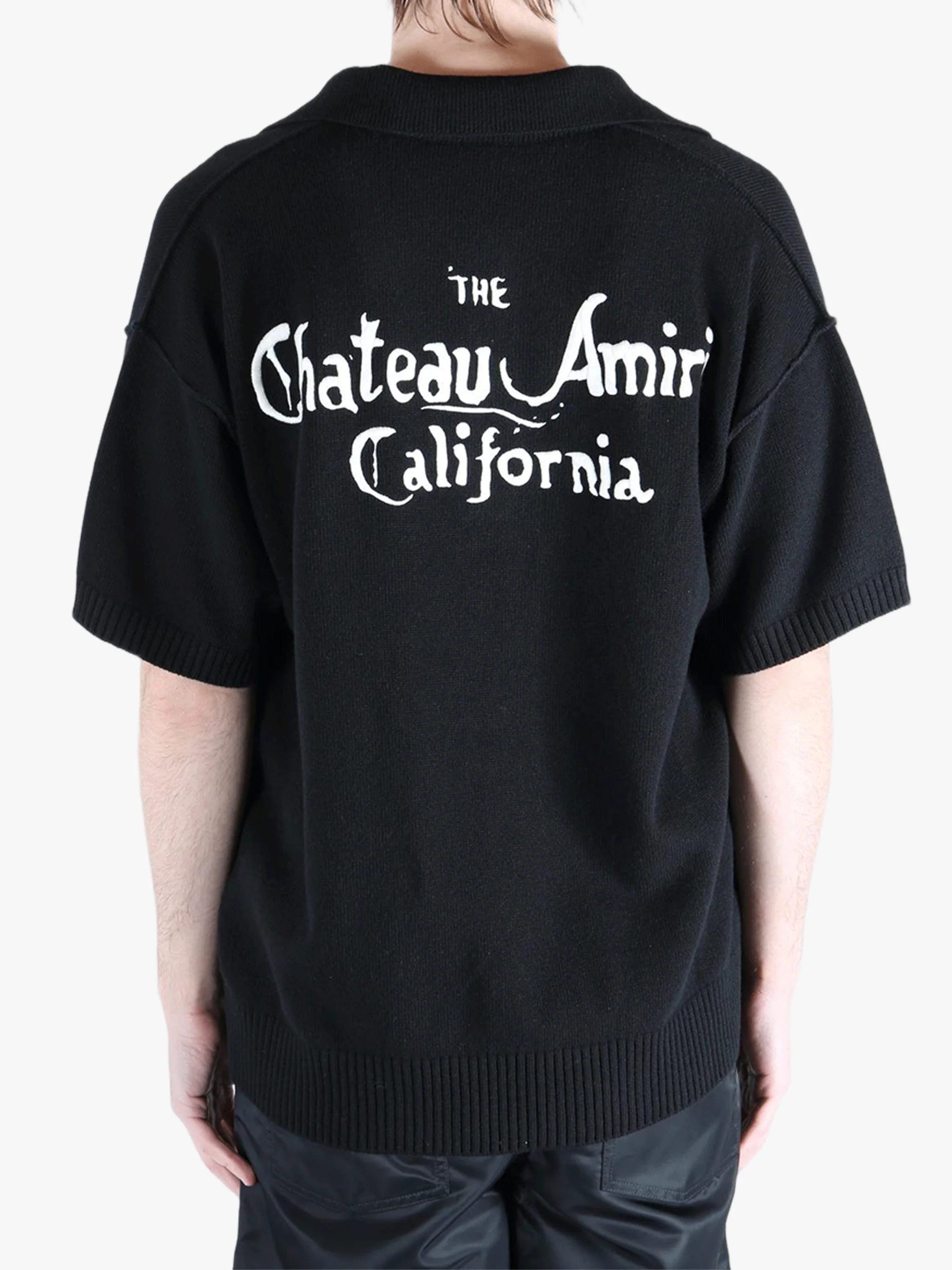 AMIRI - Men Ma Chateau Polo Shirt - Image 3