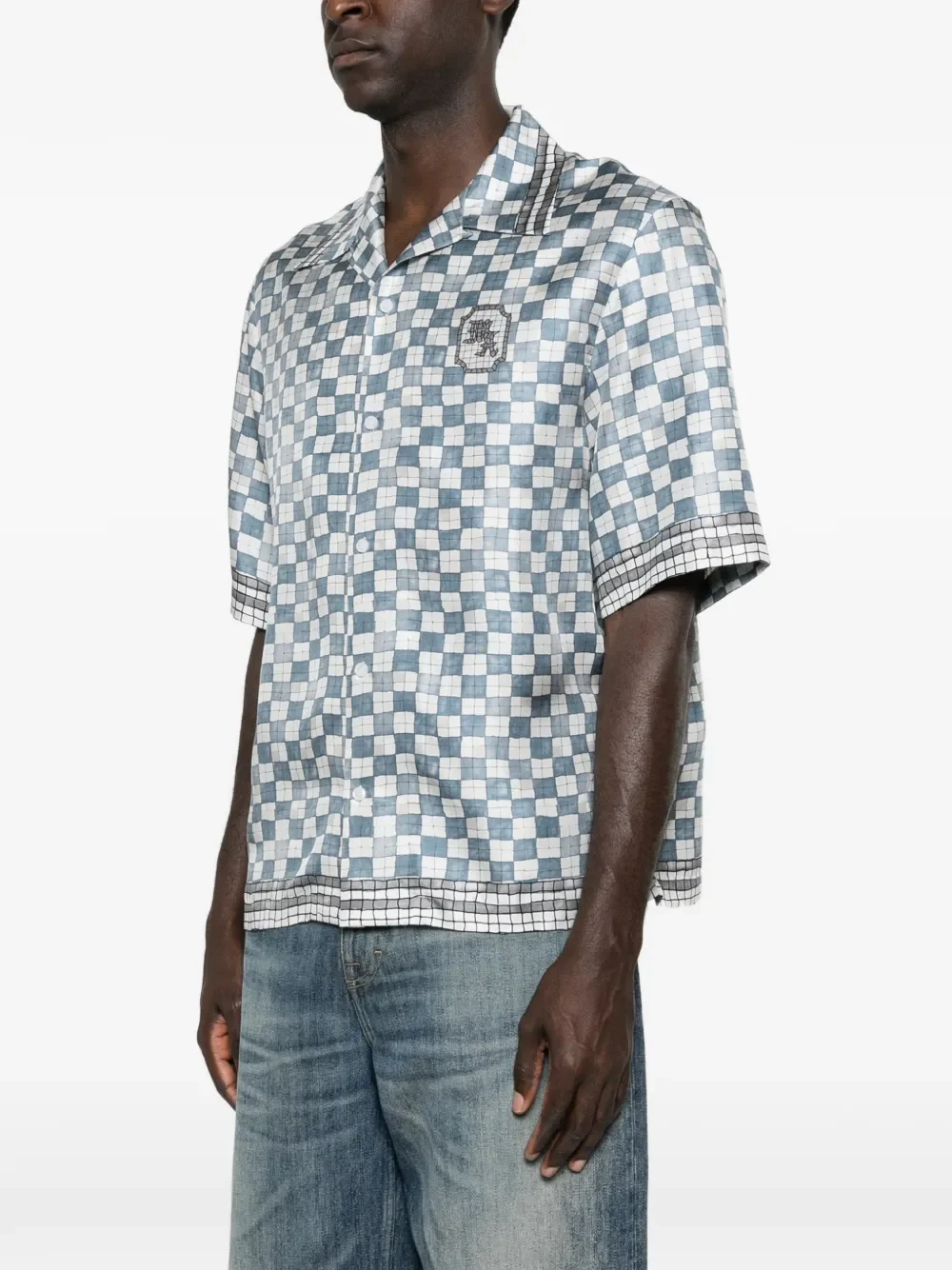 AMIRI - Men Ma Checkered Bowling Shirt - Image 2