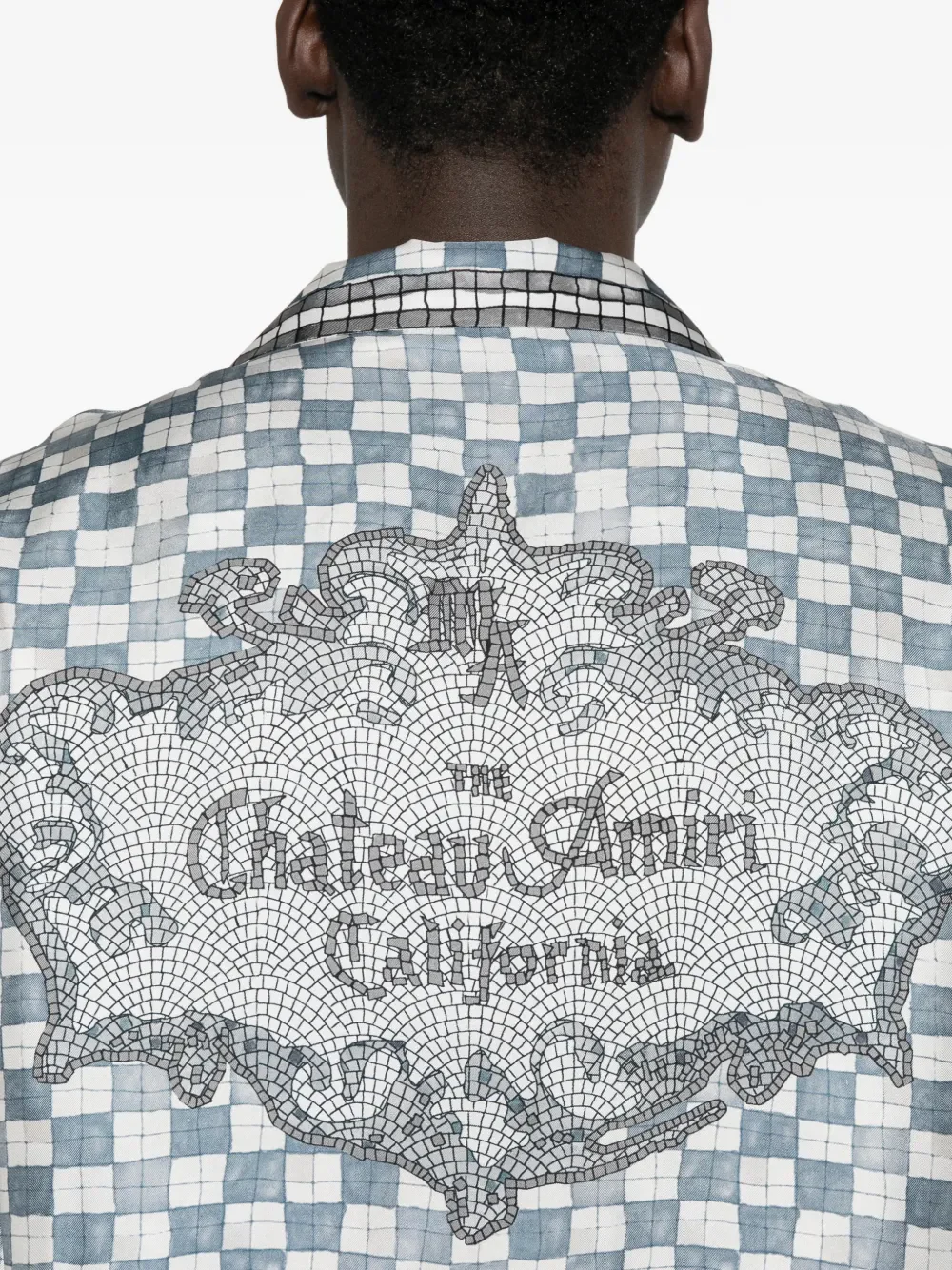 AMIRI - Men Ma Checkered Bowling Shirt - Image 4