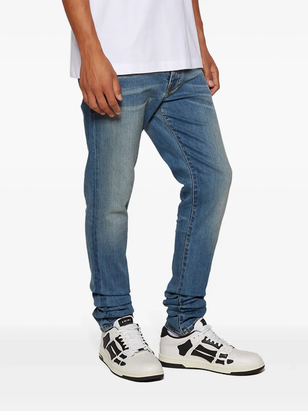 AMIRI - Men Skel Low Top Sneakers - Image 4