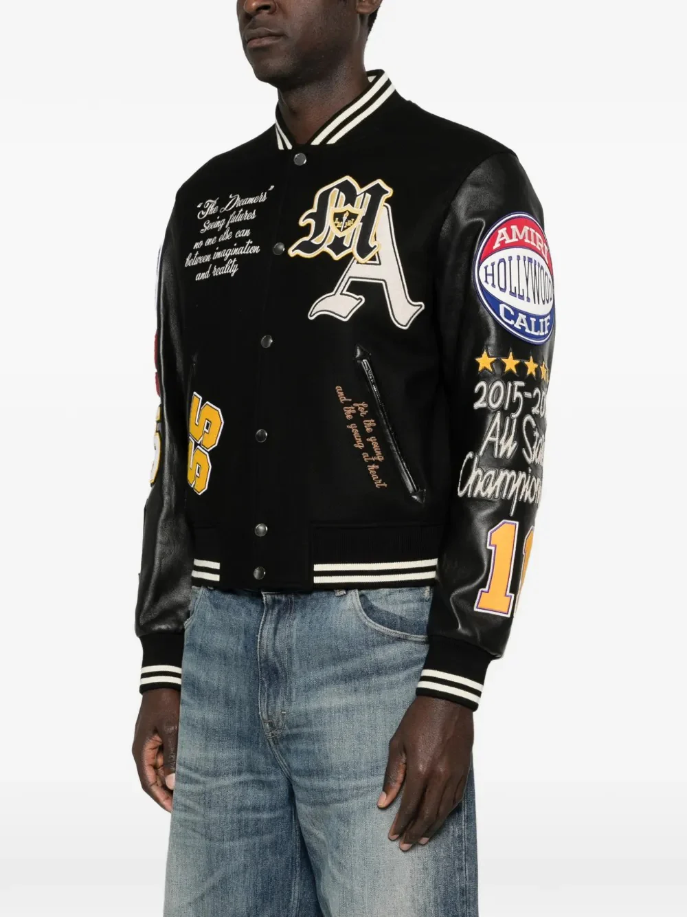 AMIRI - Men Varsity Patch Jacket - Image 2