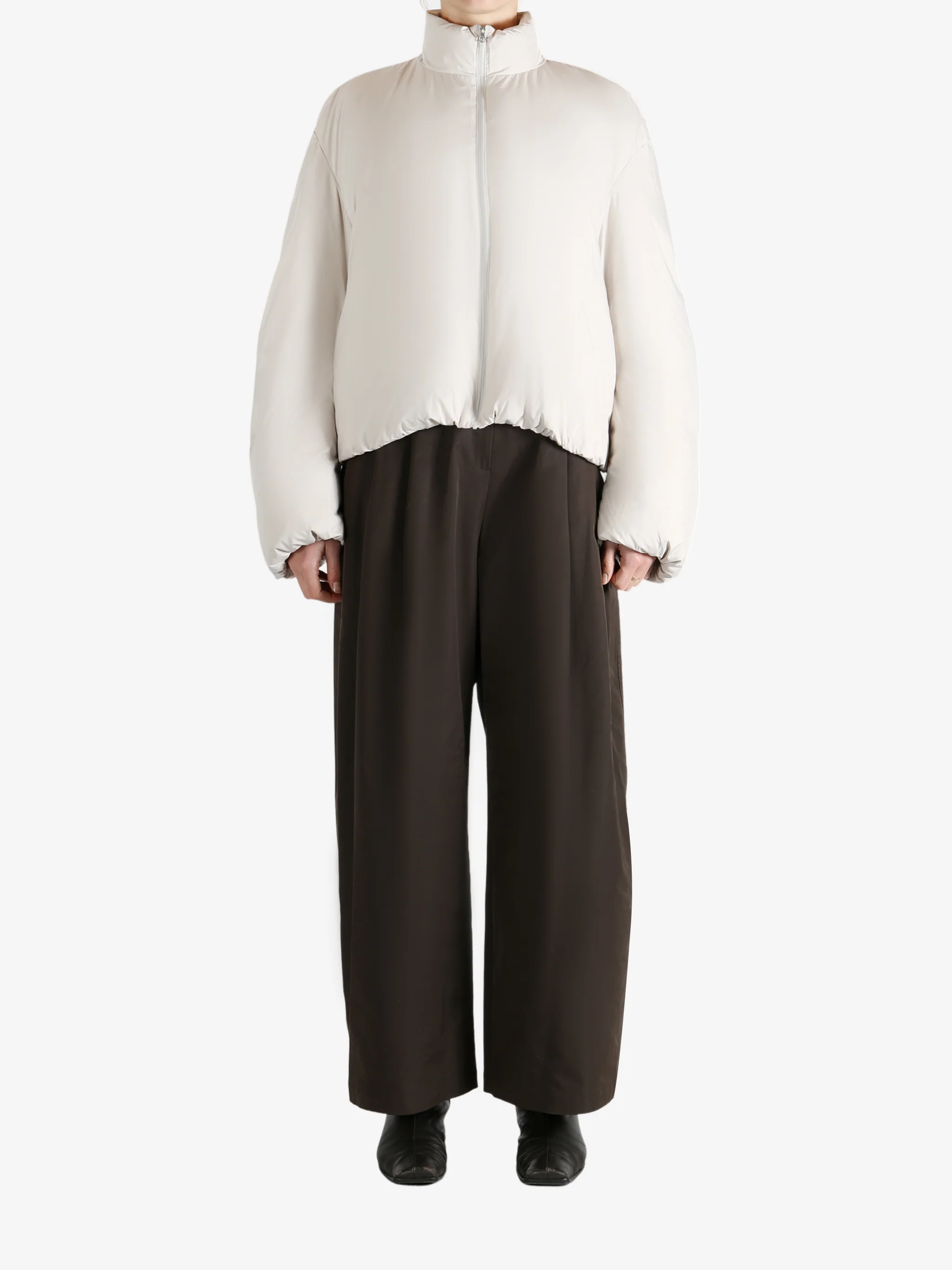 AMOMENTO - Women Cropped Down Puffer Jumper - Image 4