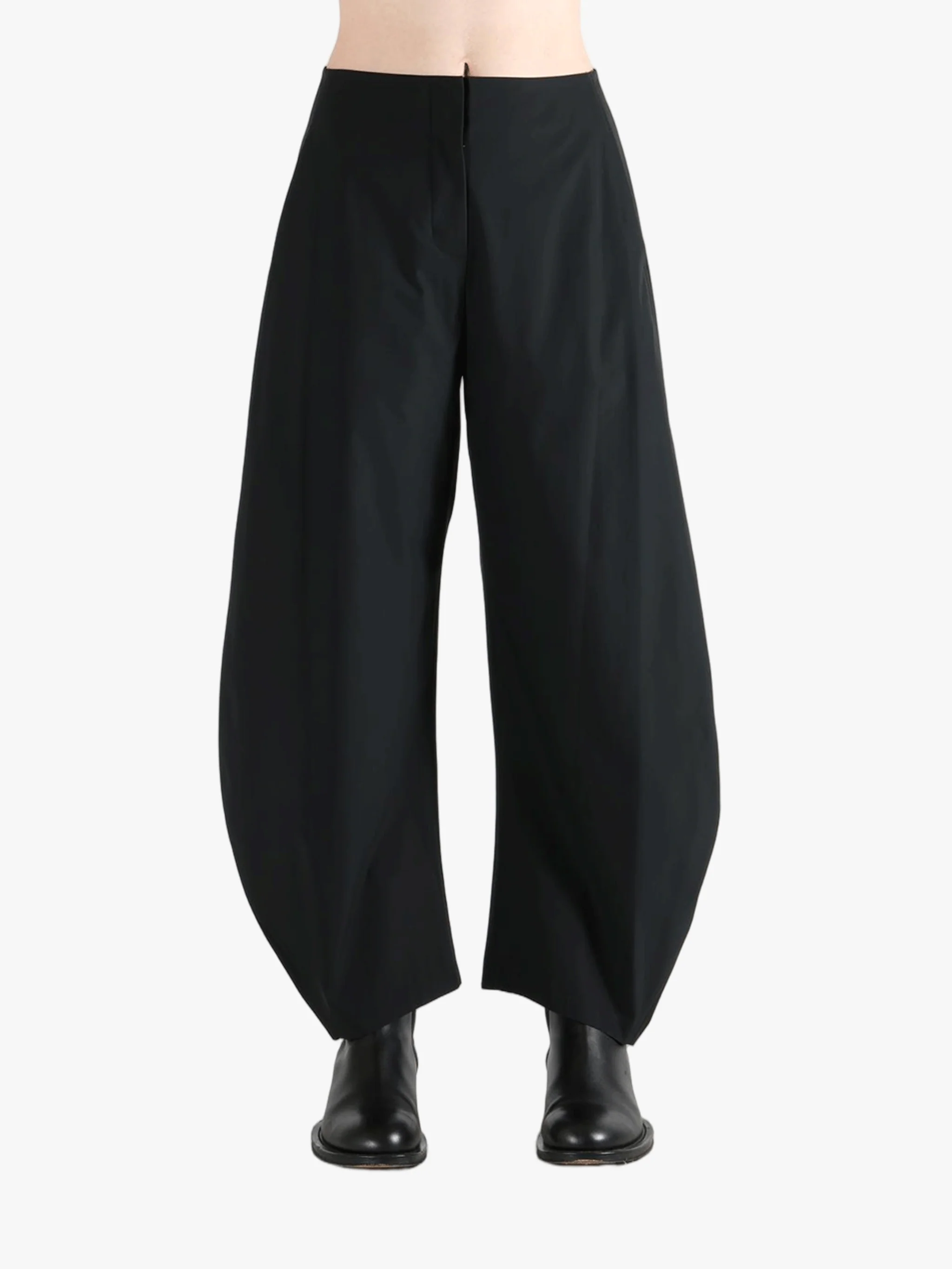 AMOMENTO - Women Curved Silhouette Pants