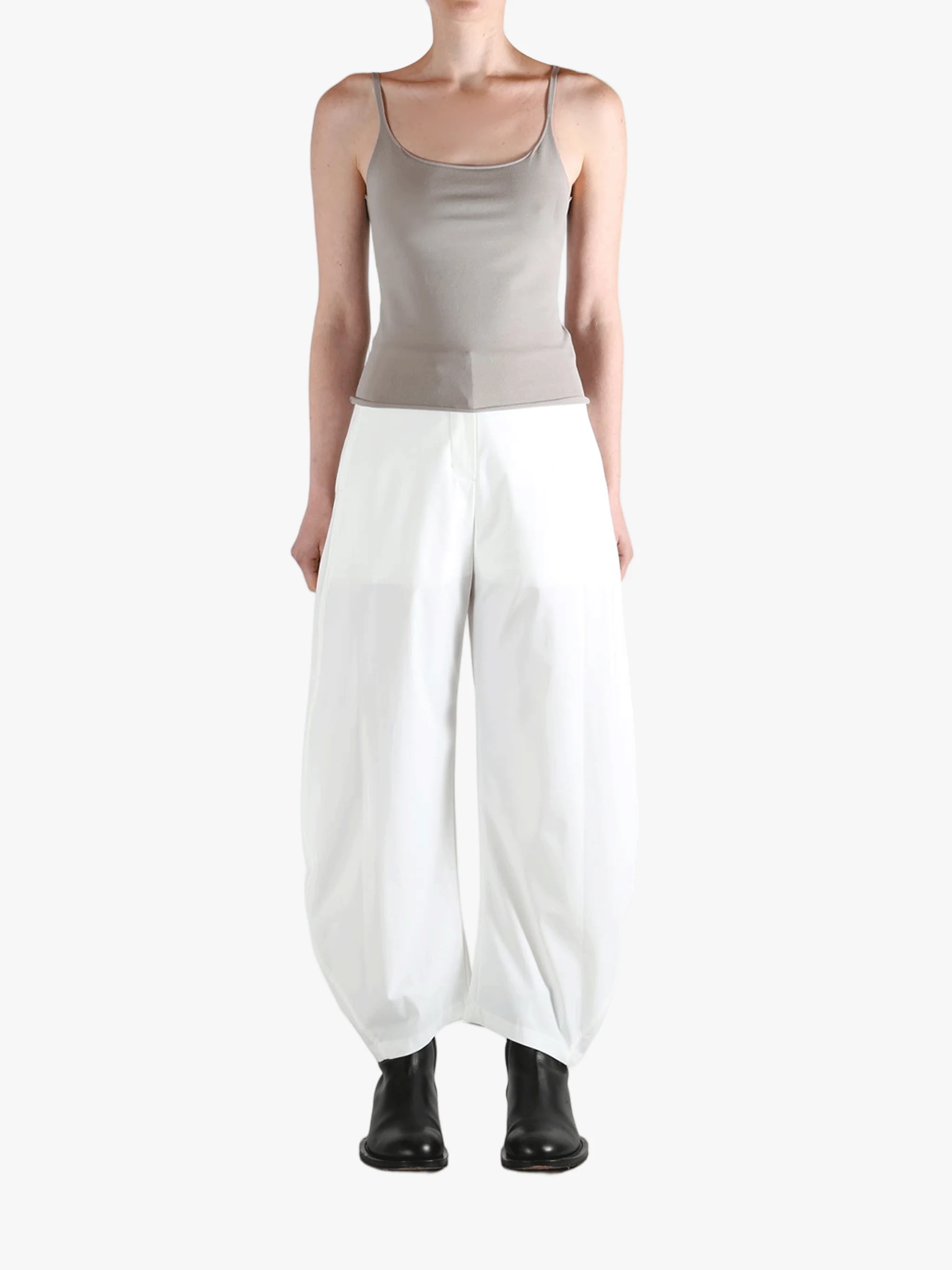 AMOMENTO - Women Curved Silhouette Pants - Image 4