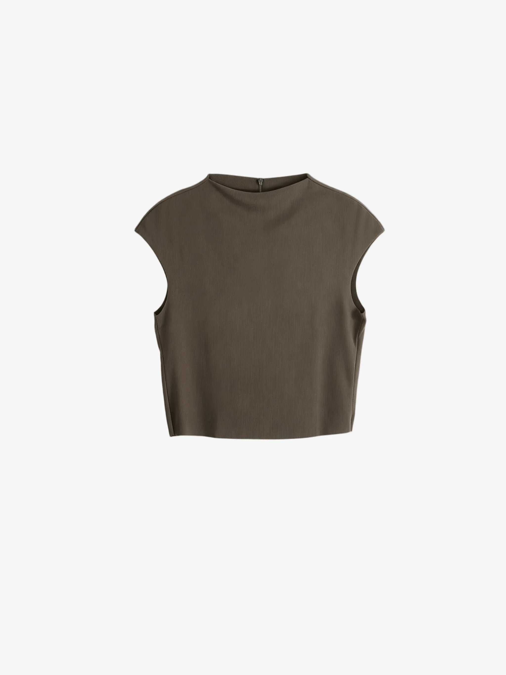 AMOMENTO - Women Jersey Mock Neck Top - Image 4