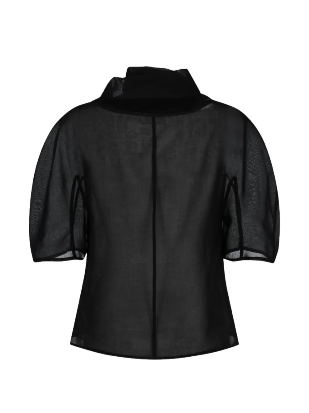 AMOMENTO - Women Knotted Collar Top - Image 2
