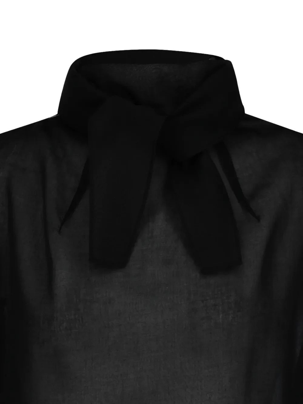 AMOMENTO - Women Knotted Collar Top - Image 3