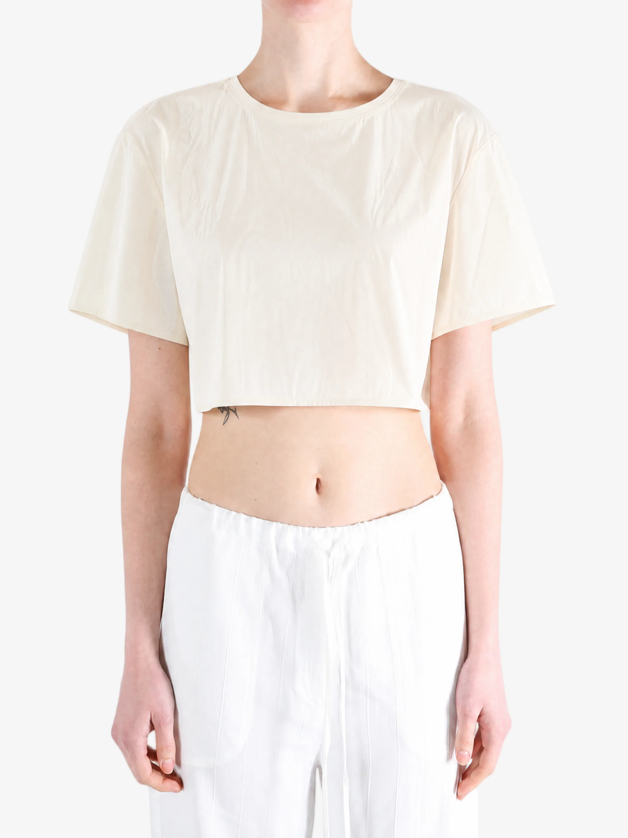 AMOMENTO - Women Padded Jersey Top
