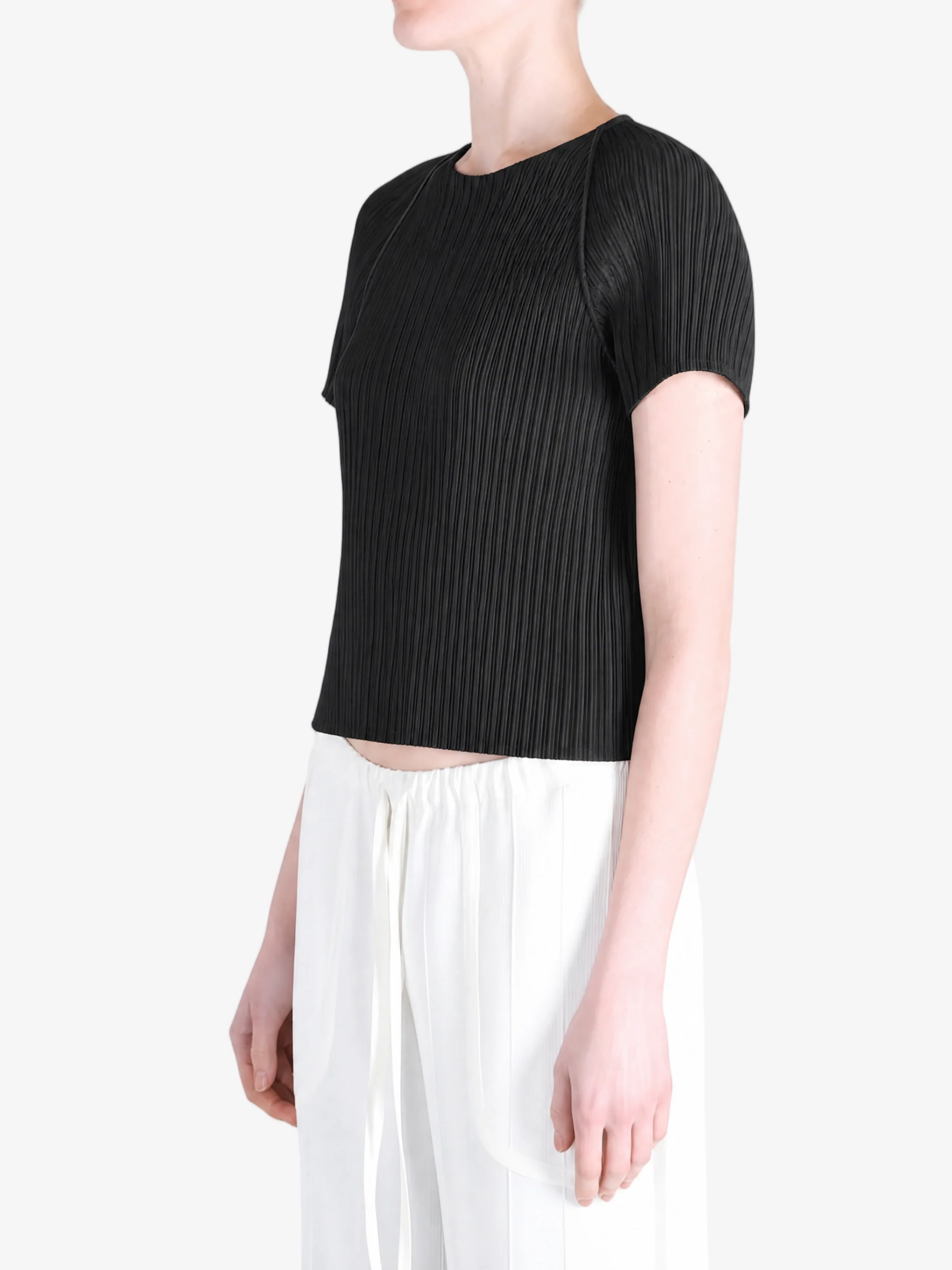 AMOMENTO - Women Pleats Raglan Top - Image 2