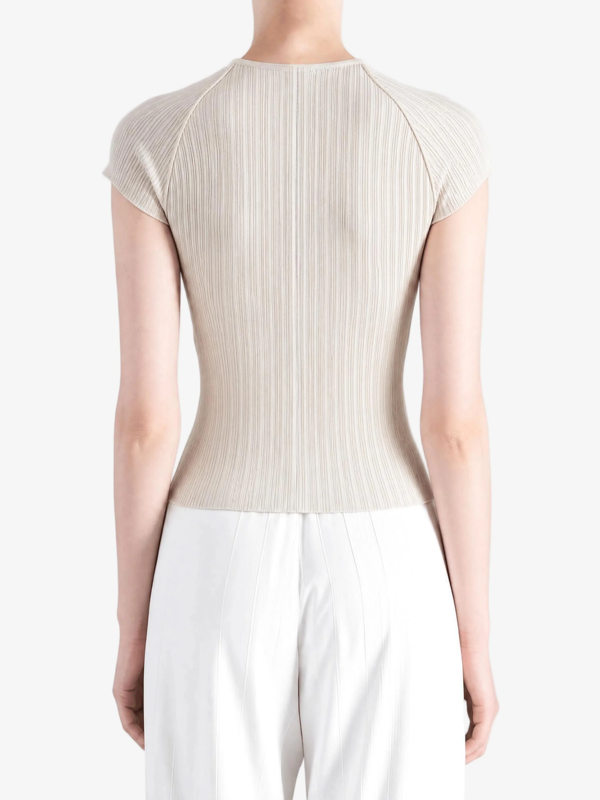 AMOMENTO - Women Pleats Raglan Top - Image 3