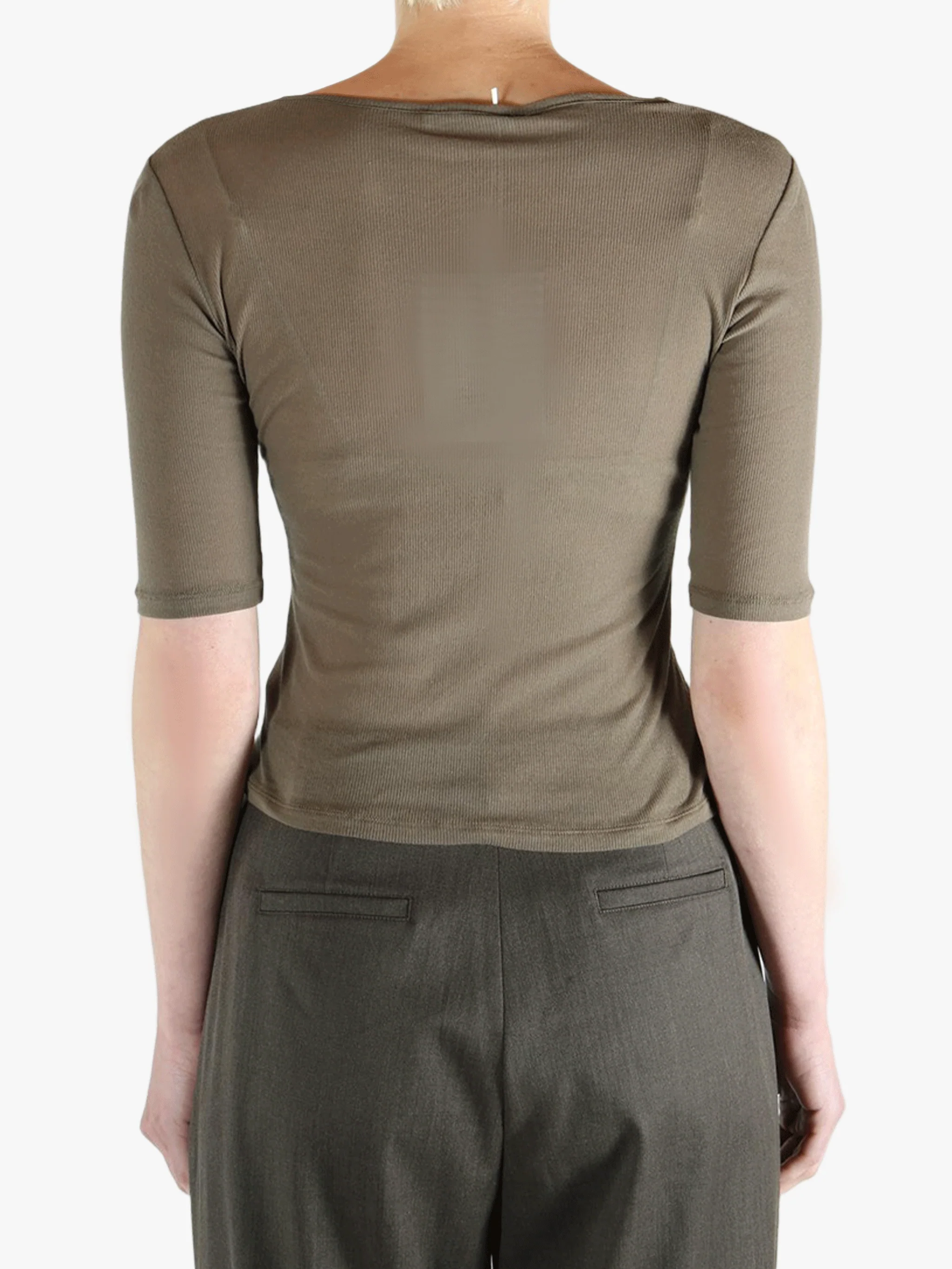 AMOMENTO - Women Round Short Sleeve T-Shirt - Image 3