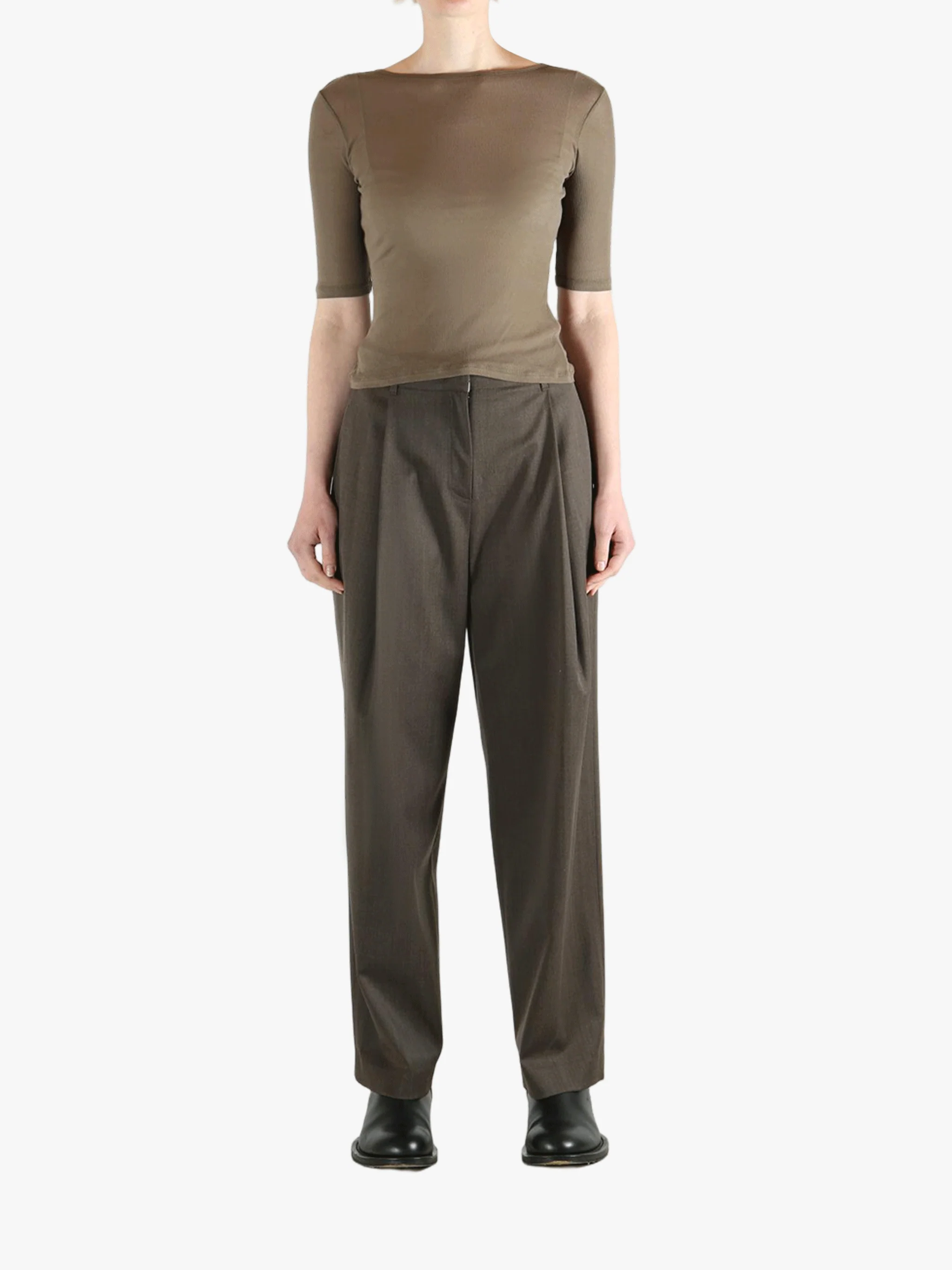 AMOMENTO - Women Round Short Sleeve T-Shirt - Image 4