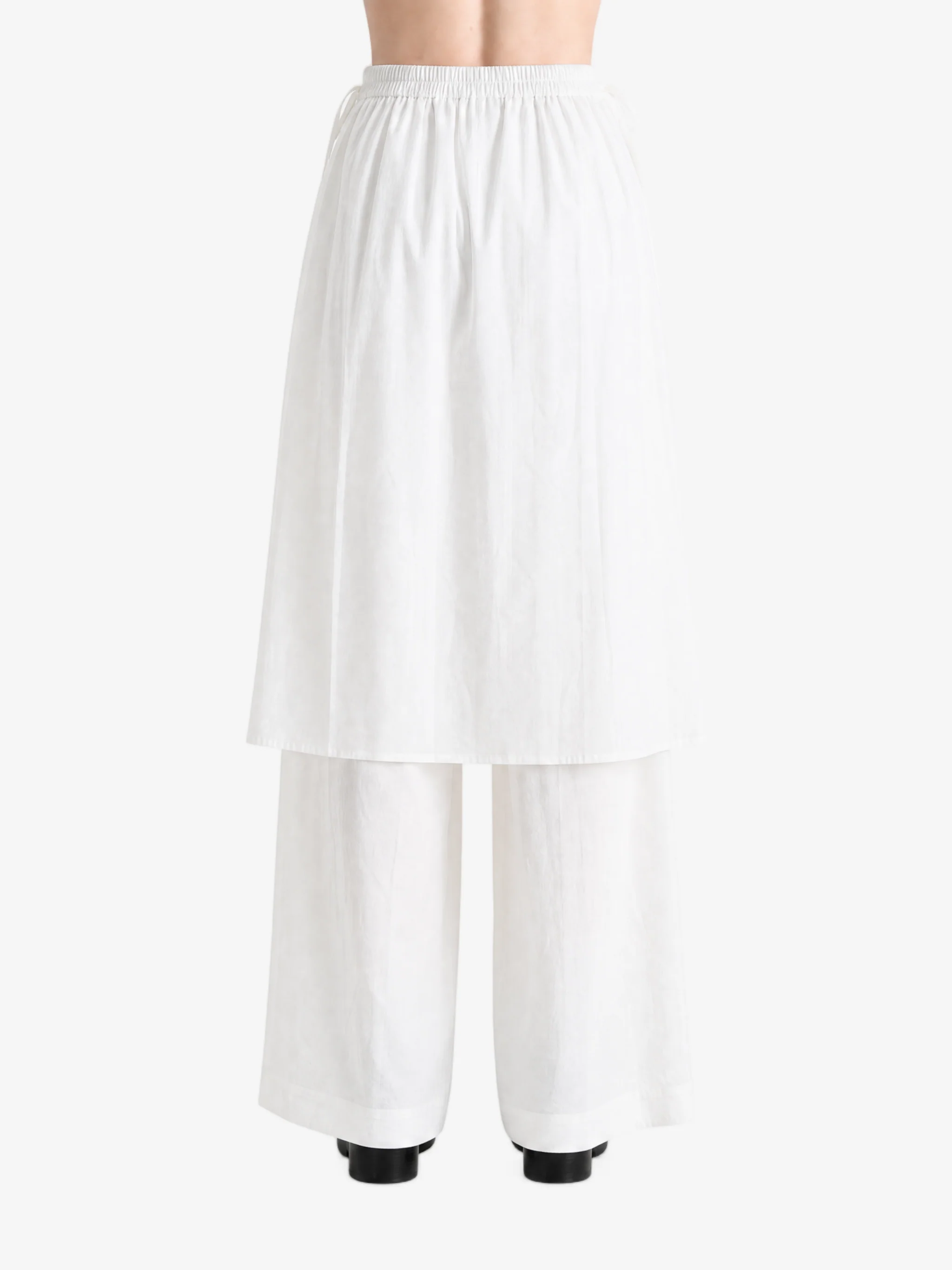 AMOMENTO - Women Sheer Layered Pants - Image 3