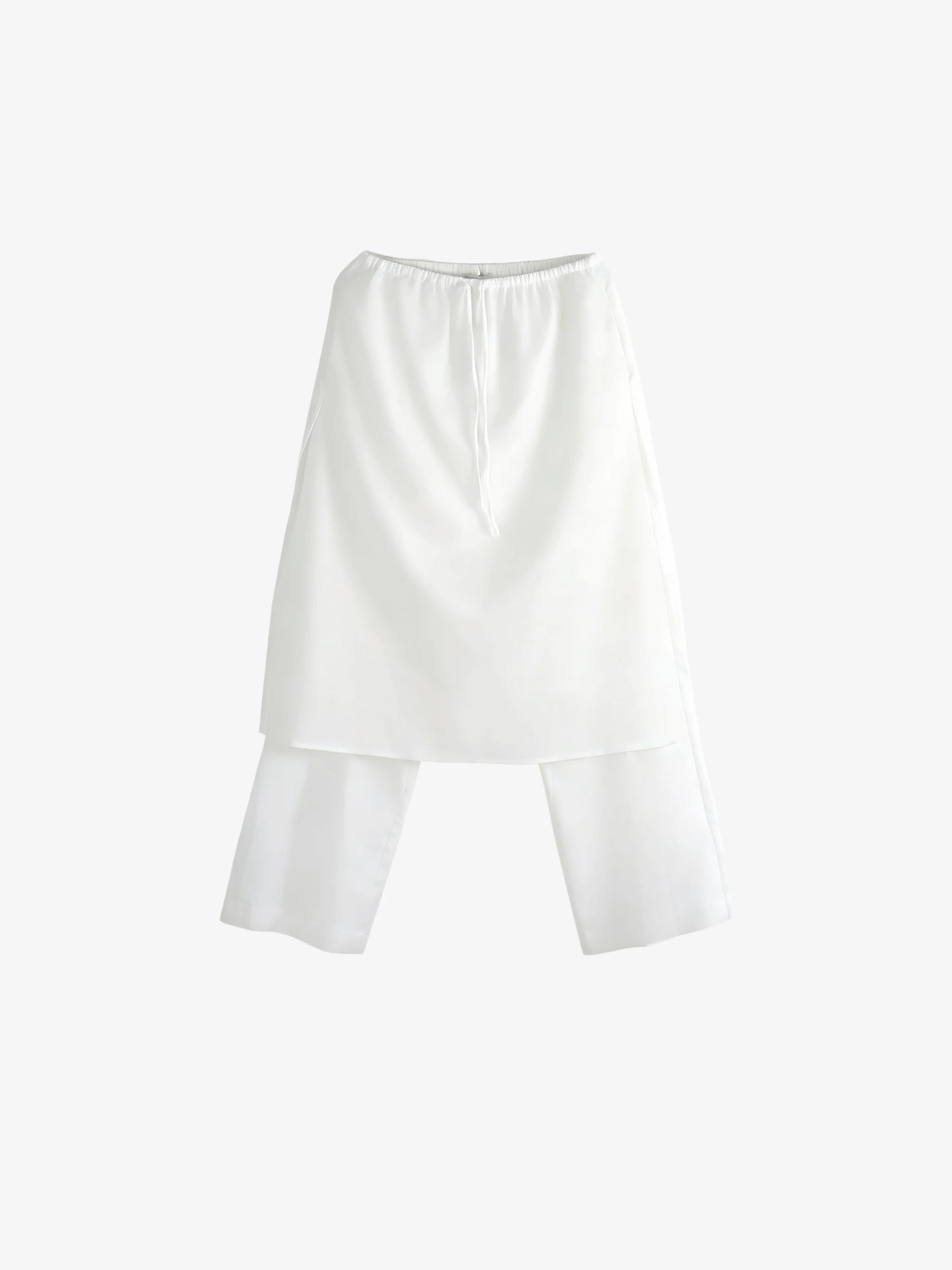 AMOMENTO - Women Sheer Layered Pants - Image 4
