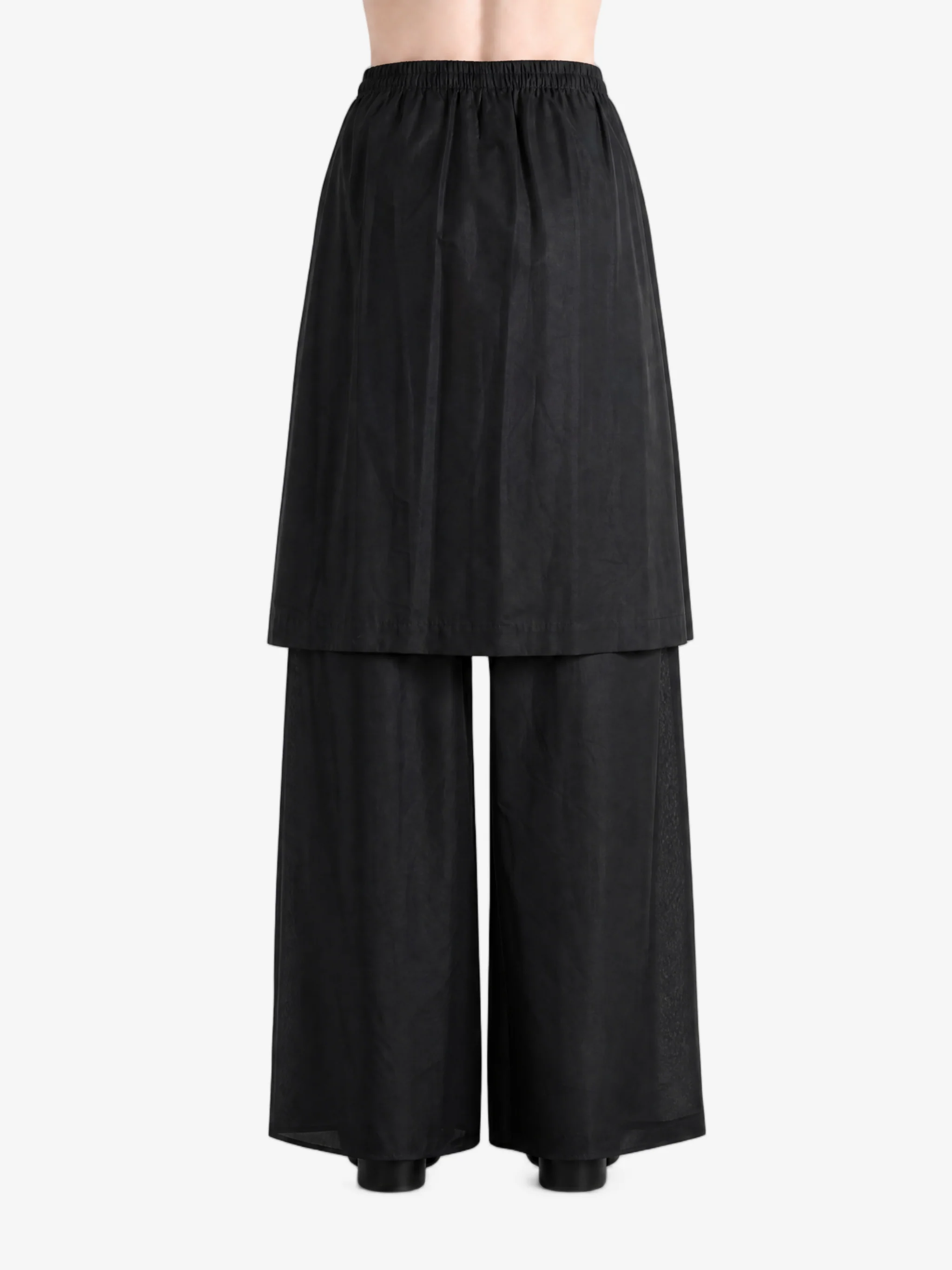 AMOMENTO - Women Sheer Layered Pants - Image 3