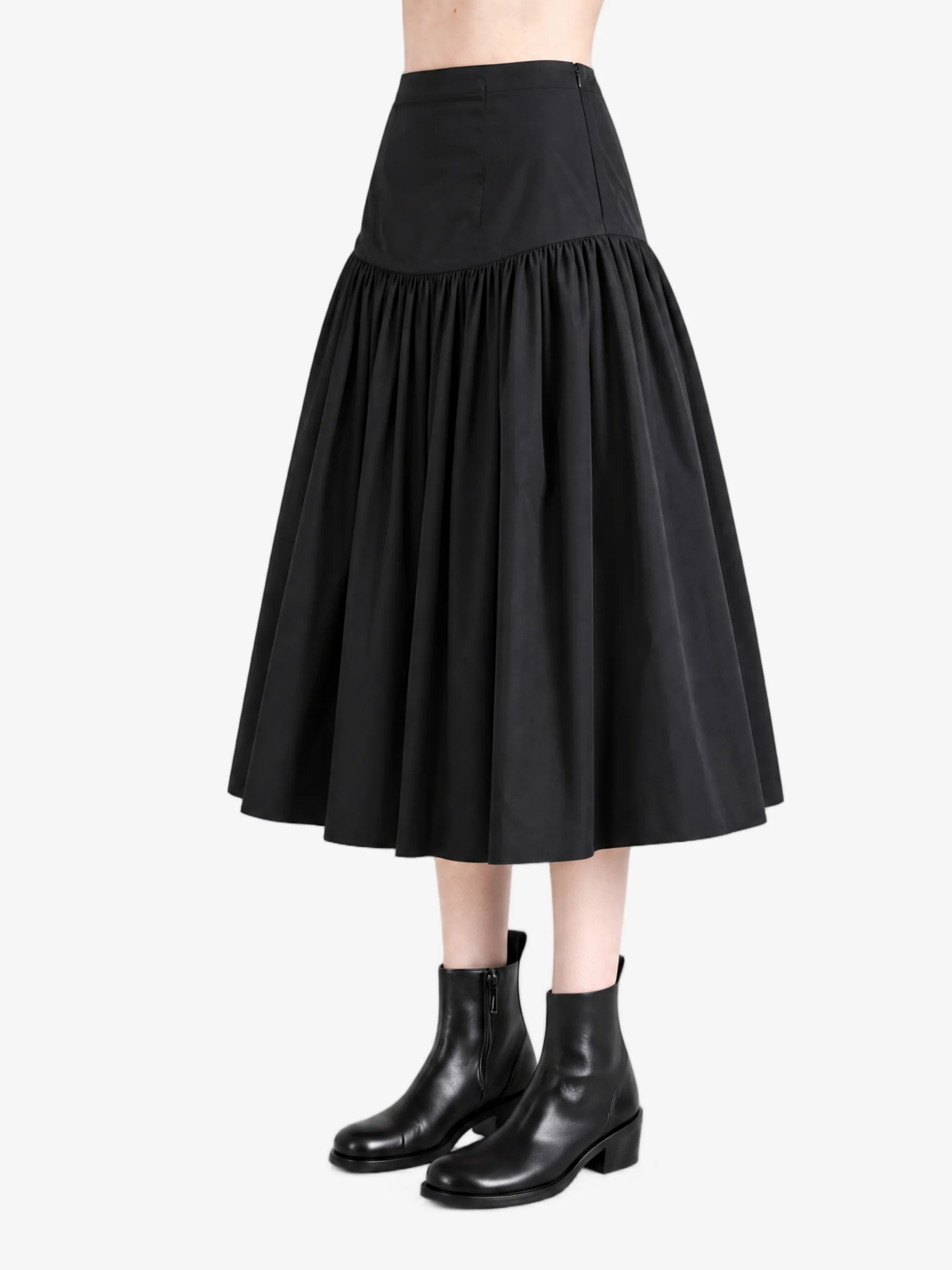AMOMENTO - Women Shirring Culotte Pants - Image 2