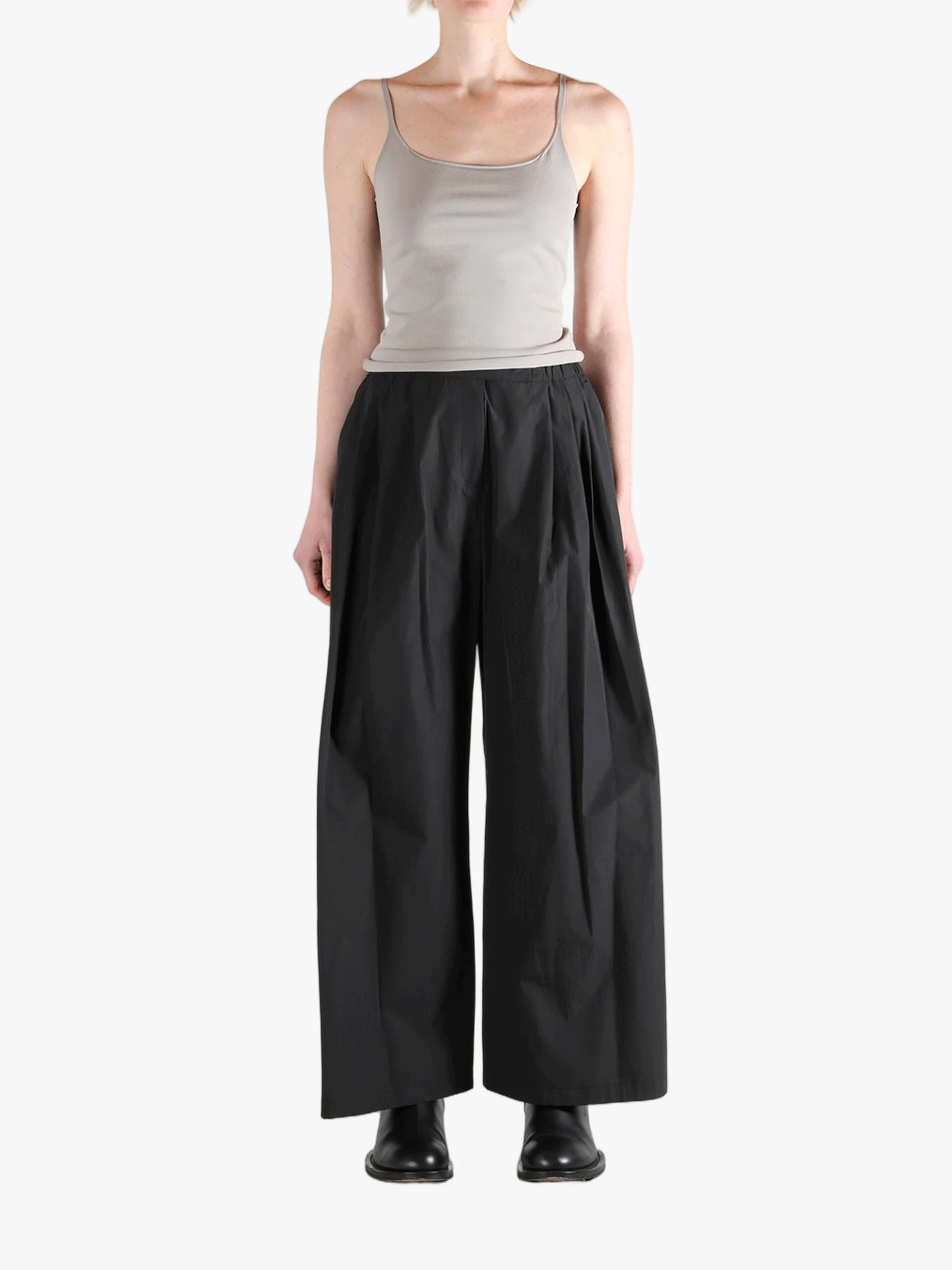 AMOMENTO - Women Three Tuck Banding Pants - Image 4