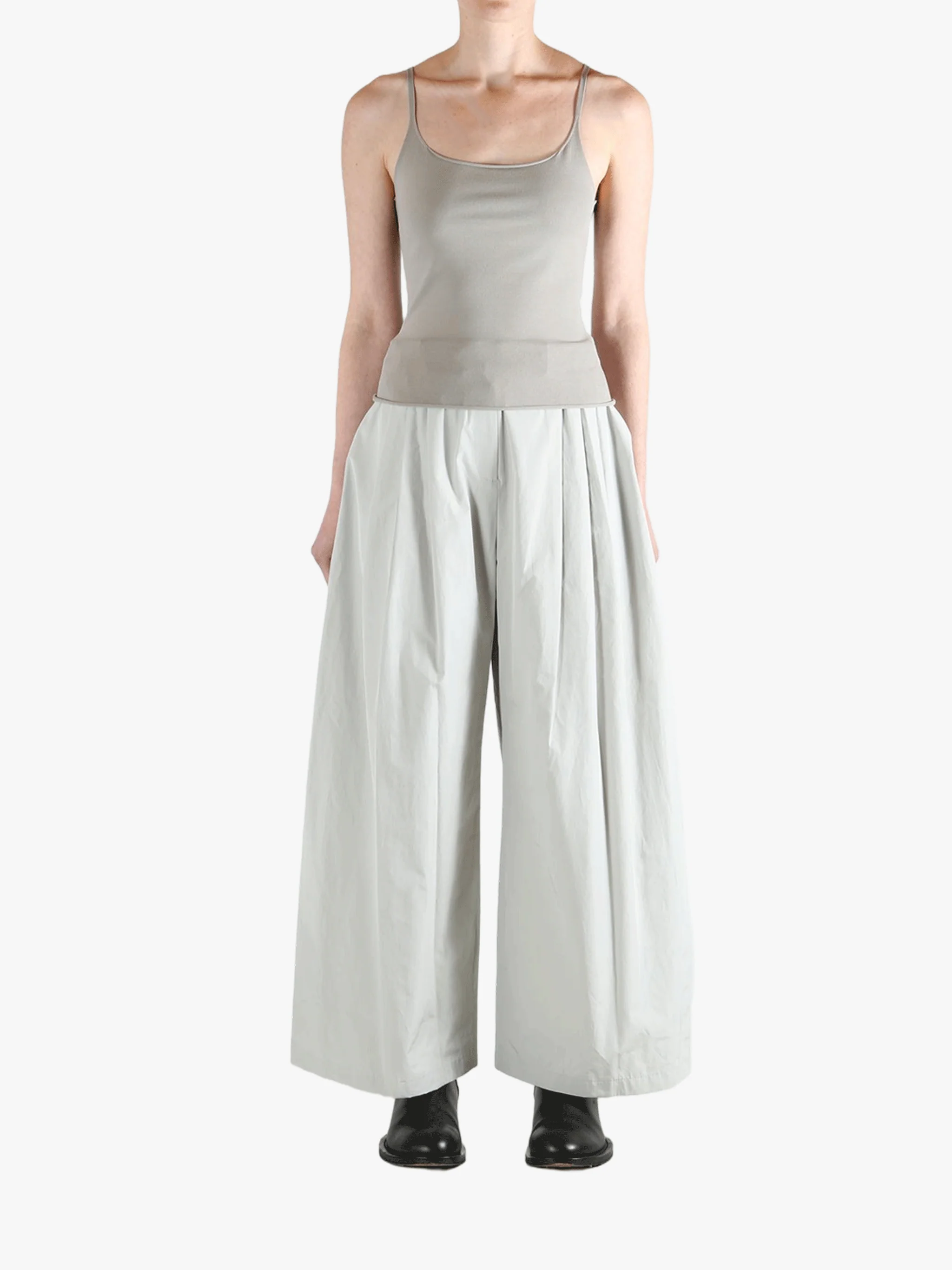 AMOMENTO - Women Three Tuck Banding Pants - Image 4