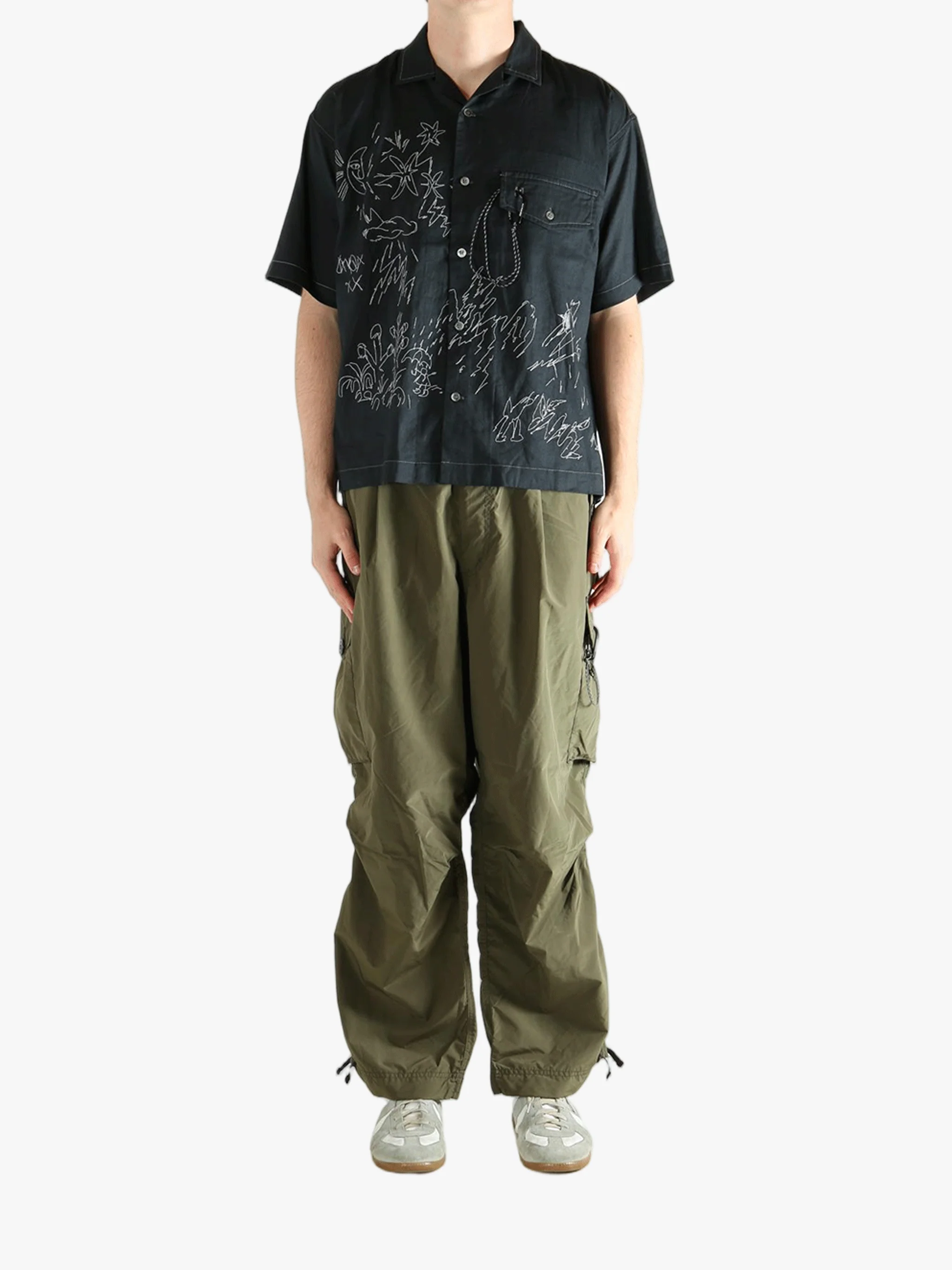 AND WANDER - Men 57 Reflective Embroidery Shirt - Image 4