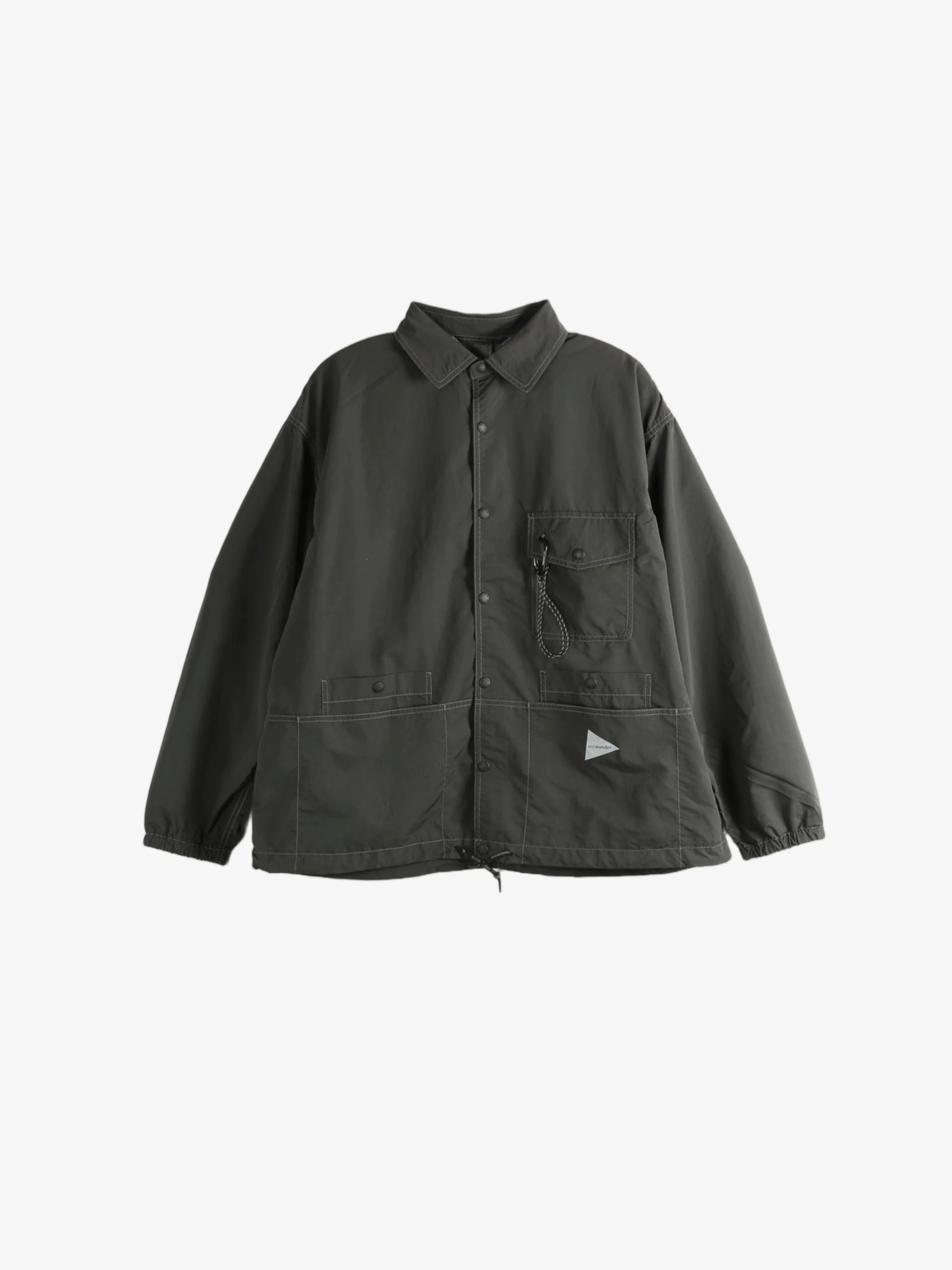 AND WANDER - Men 99 Crinkled Nylon Shirt Jacket - Image 5