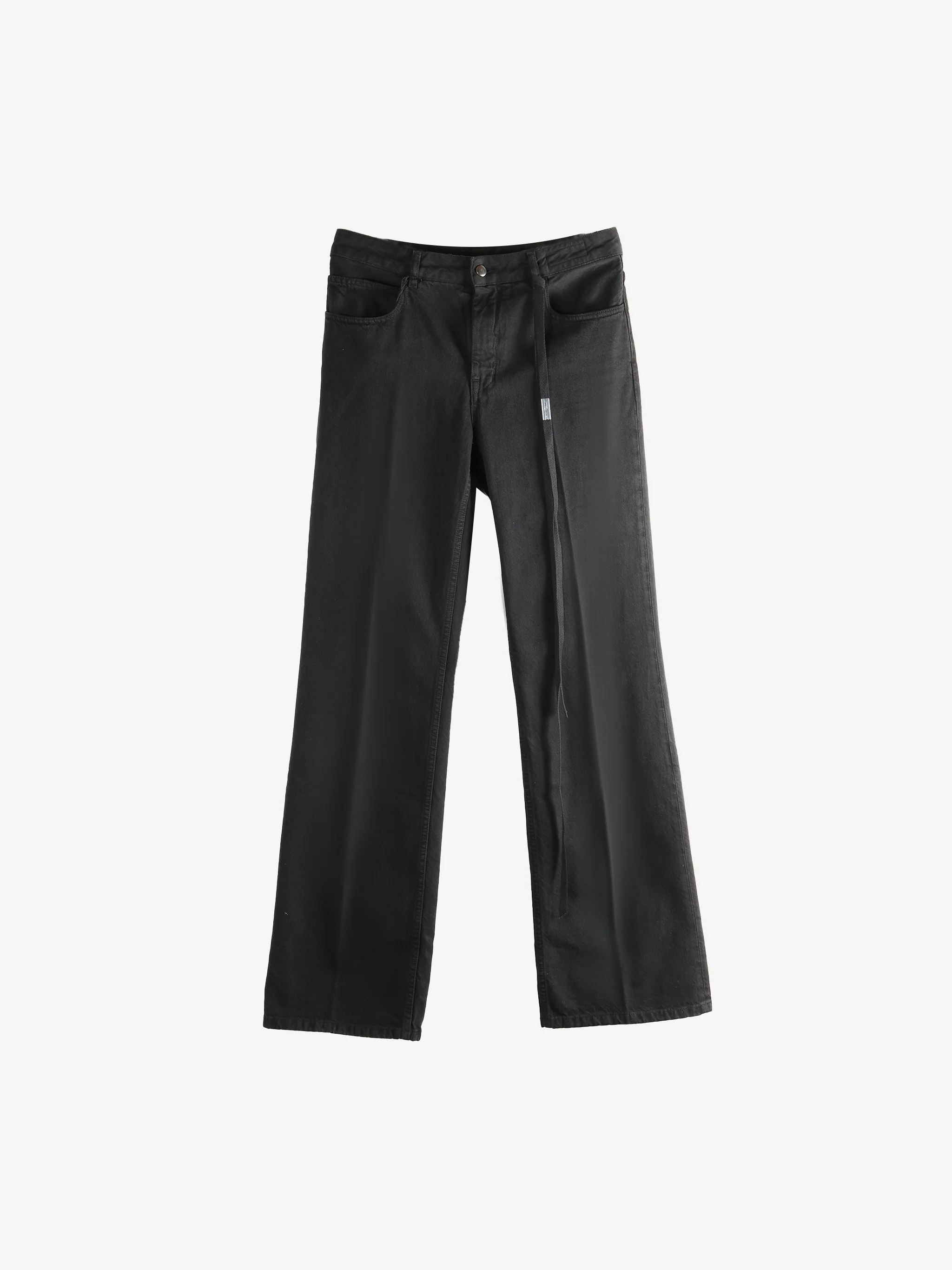 ANN DEMEULEMEESTER - Women 5-Pocket Straight Leg Trousers - Image 4