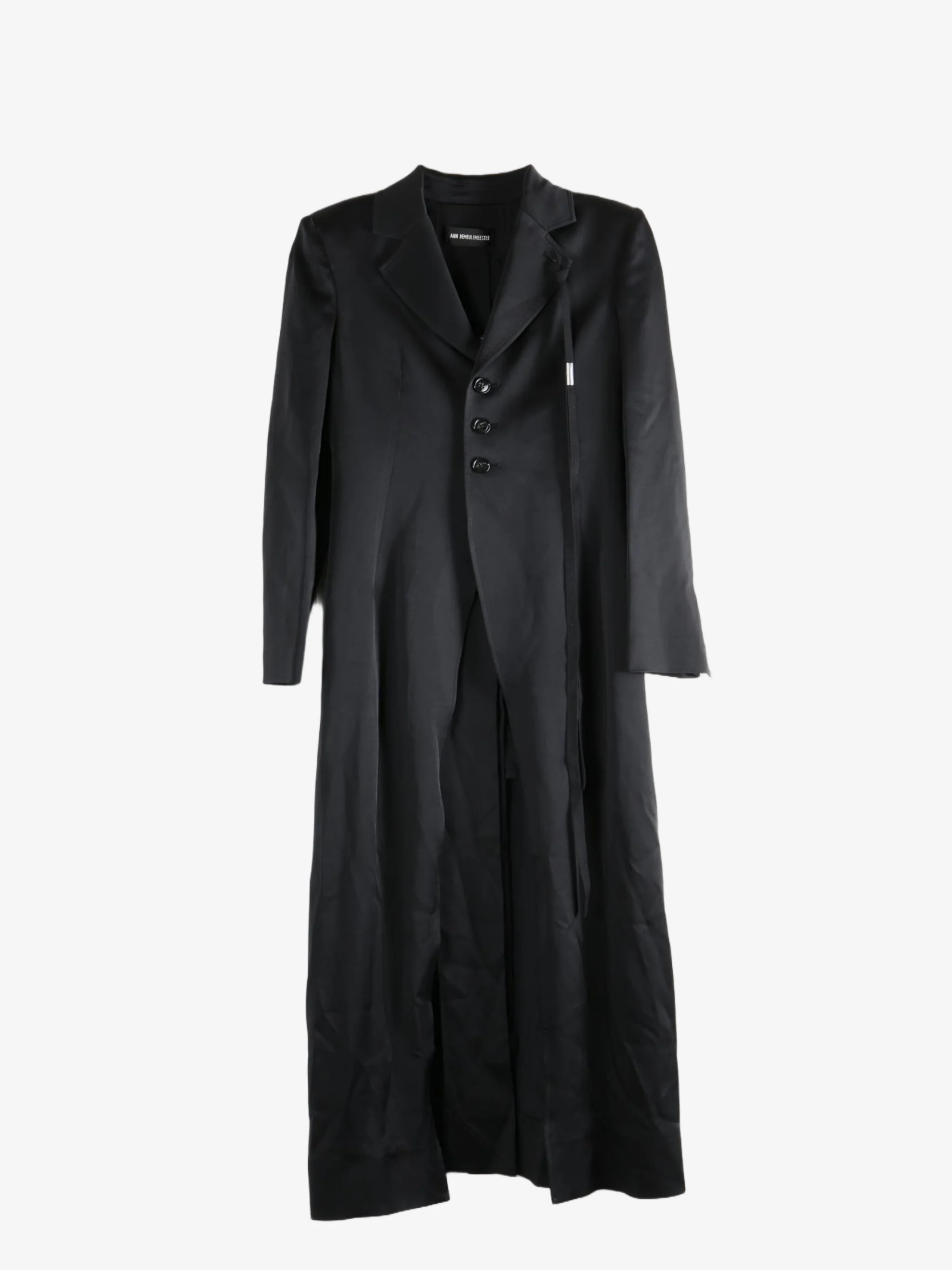 ANN DEMEULEMEESTER - Women Abke X-Long Open Front Fitted Coat