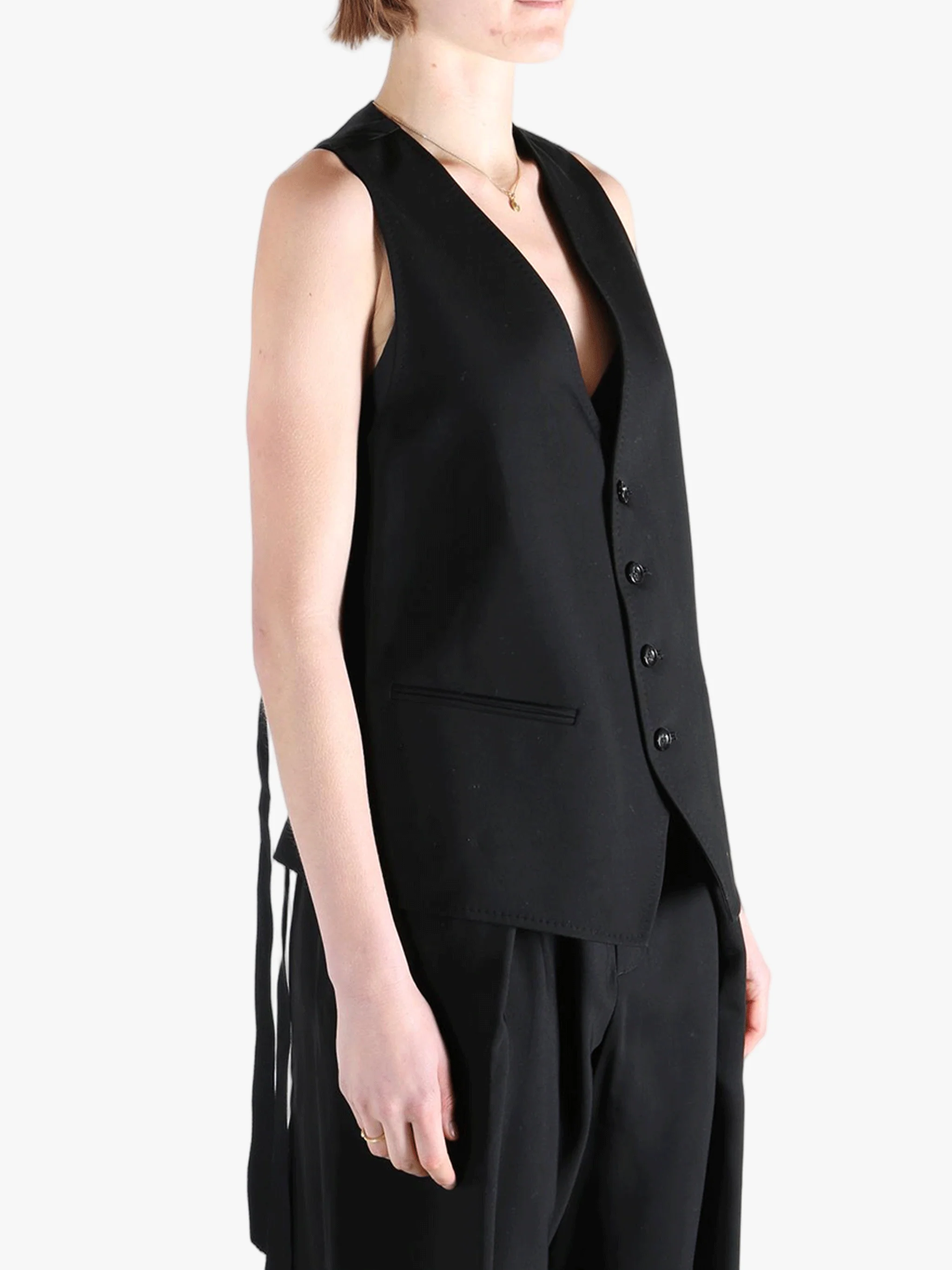ANN DEMEULEMEESTER - Women Charlotte Classic Waistcoat - Image 2