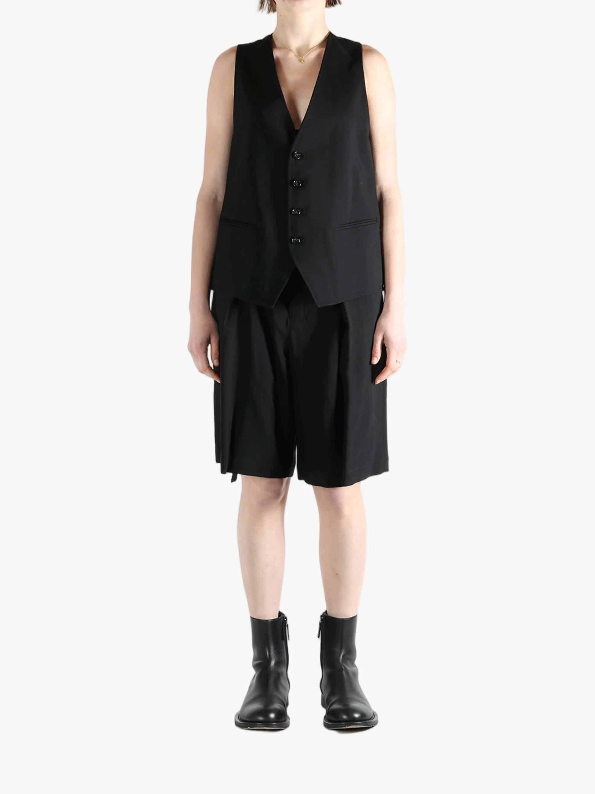 ANN DEMEULEMEESTER - Women Charlotte Classic Waistcoat - Image 4