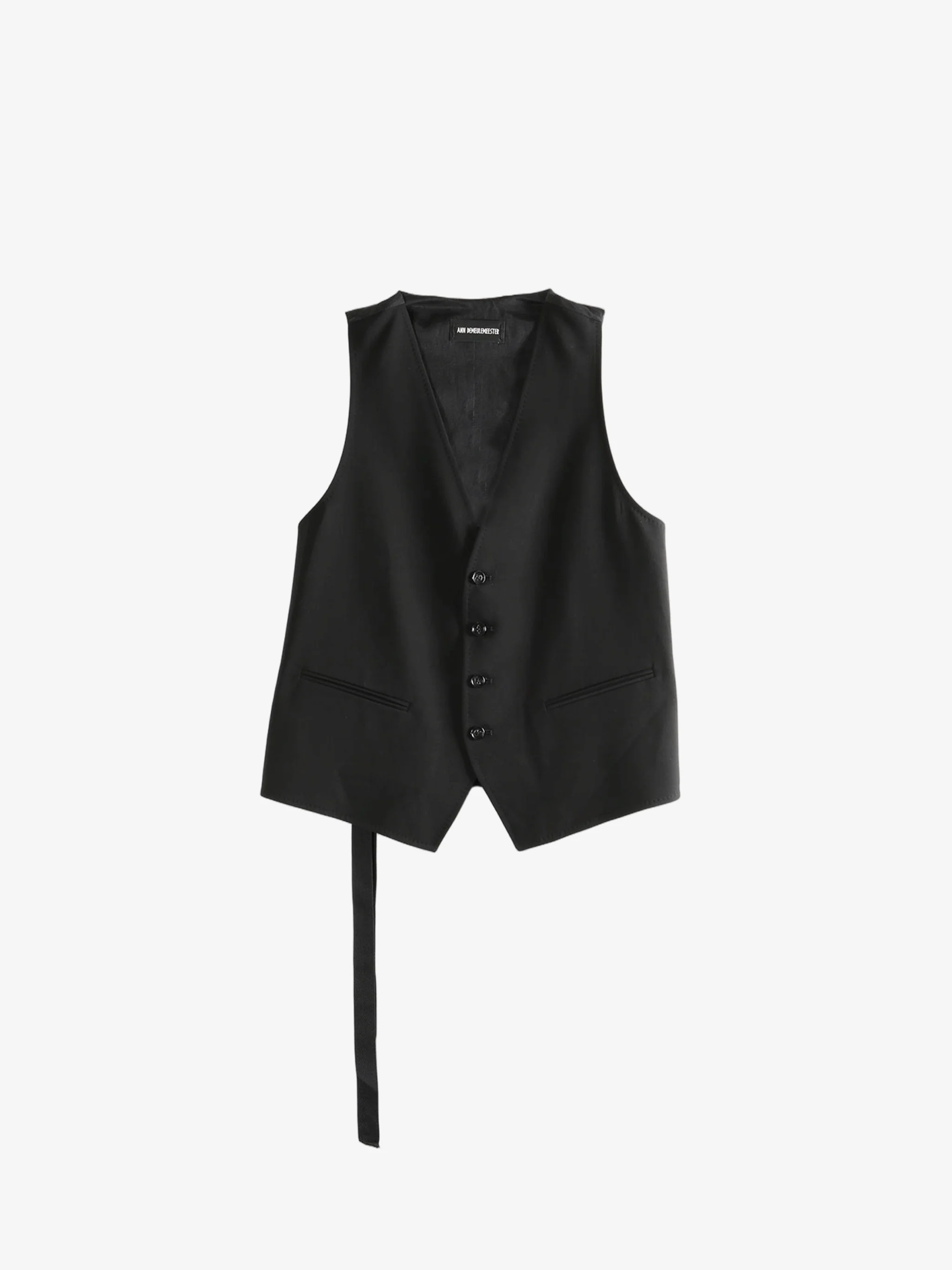 ANN DEMEULEMEESTER - Women Charlotte Classic Waistcoat - Image 5
