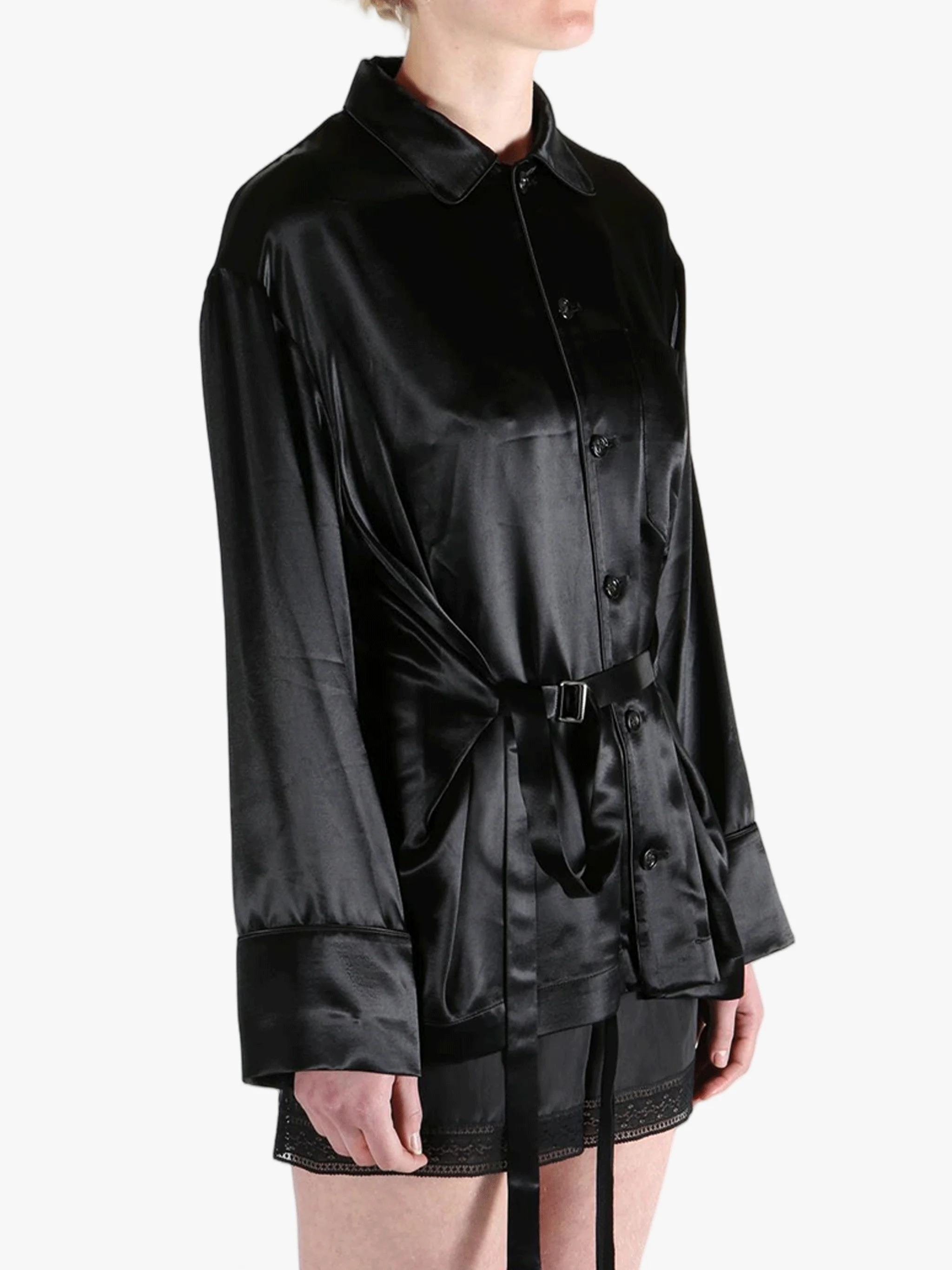ANN DEMEULEMEESTER - Women Coby Relaxed Lounge Shirt - Image 2