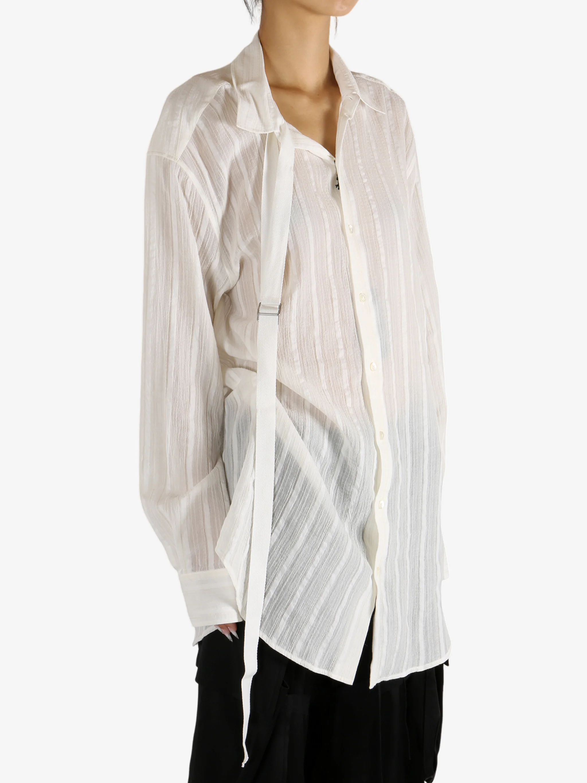 ANN DEMEULEMEESTER - Women Ebba Comfort Shirt With Adjustable Strap - Image 2