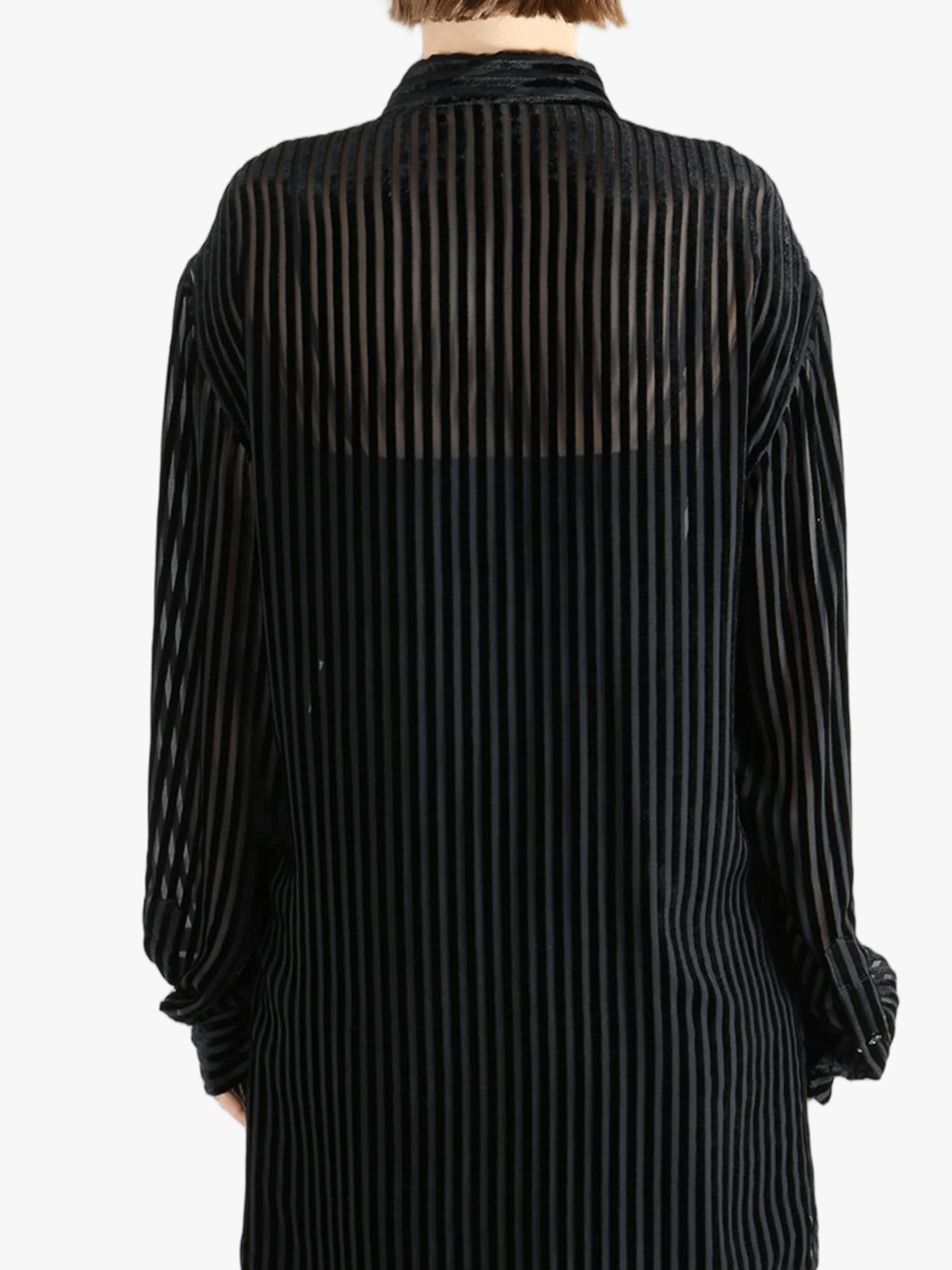 ANN DEMEULEMEESTER - Women Elisabeth Long High Comfort Shirt - Image 3