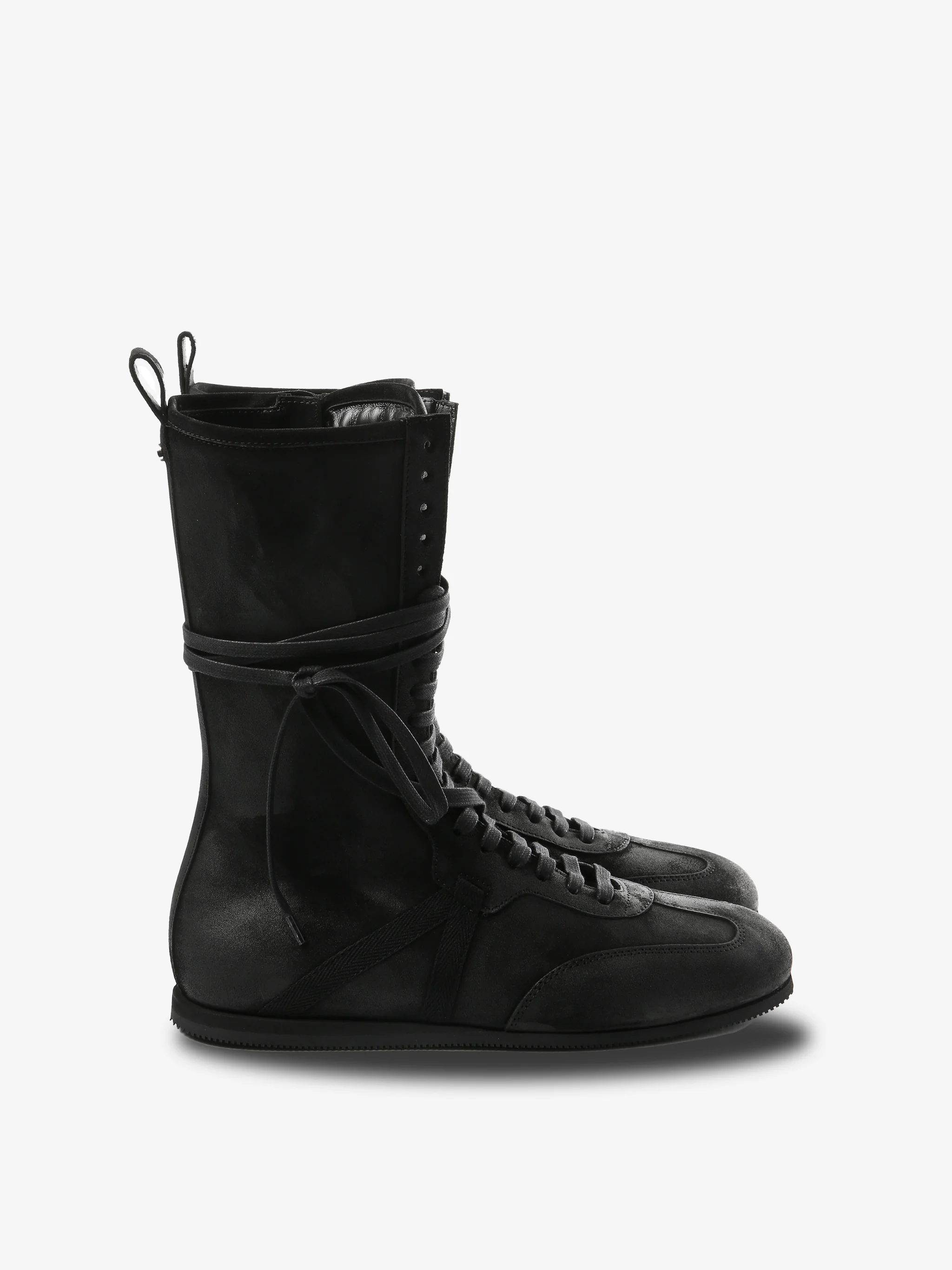 ANN DEMEULEMEESTER - Women Fides Soft High-Top Boxing Sneakers
