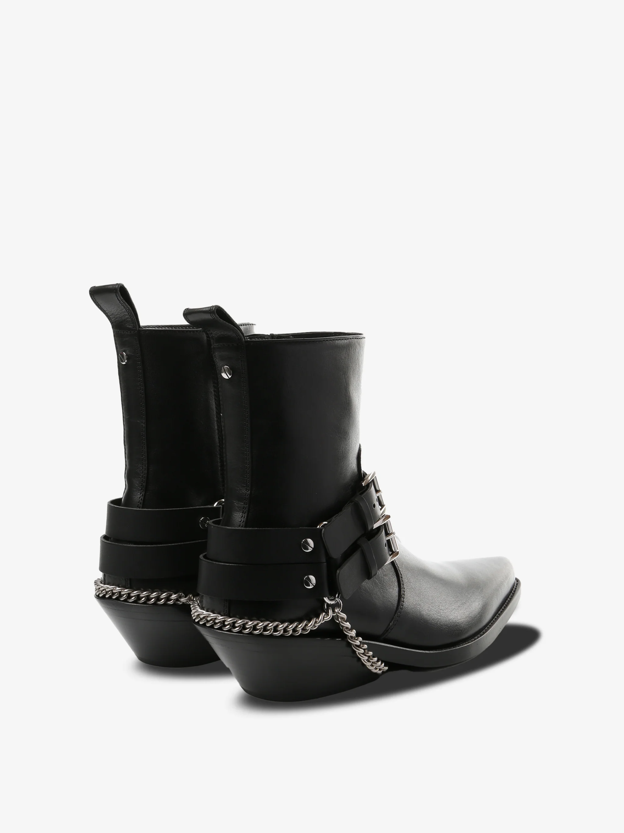 ANN DEMEULEMEESTER - Women Kiril Santiags Belts Ankle Boots - Image 3