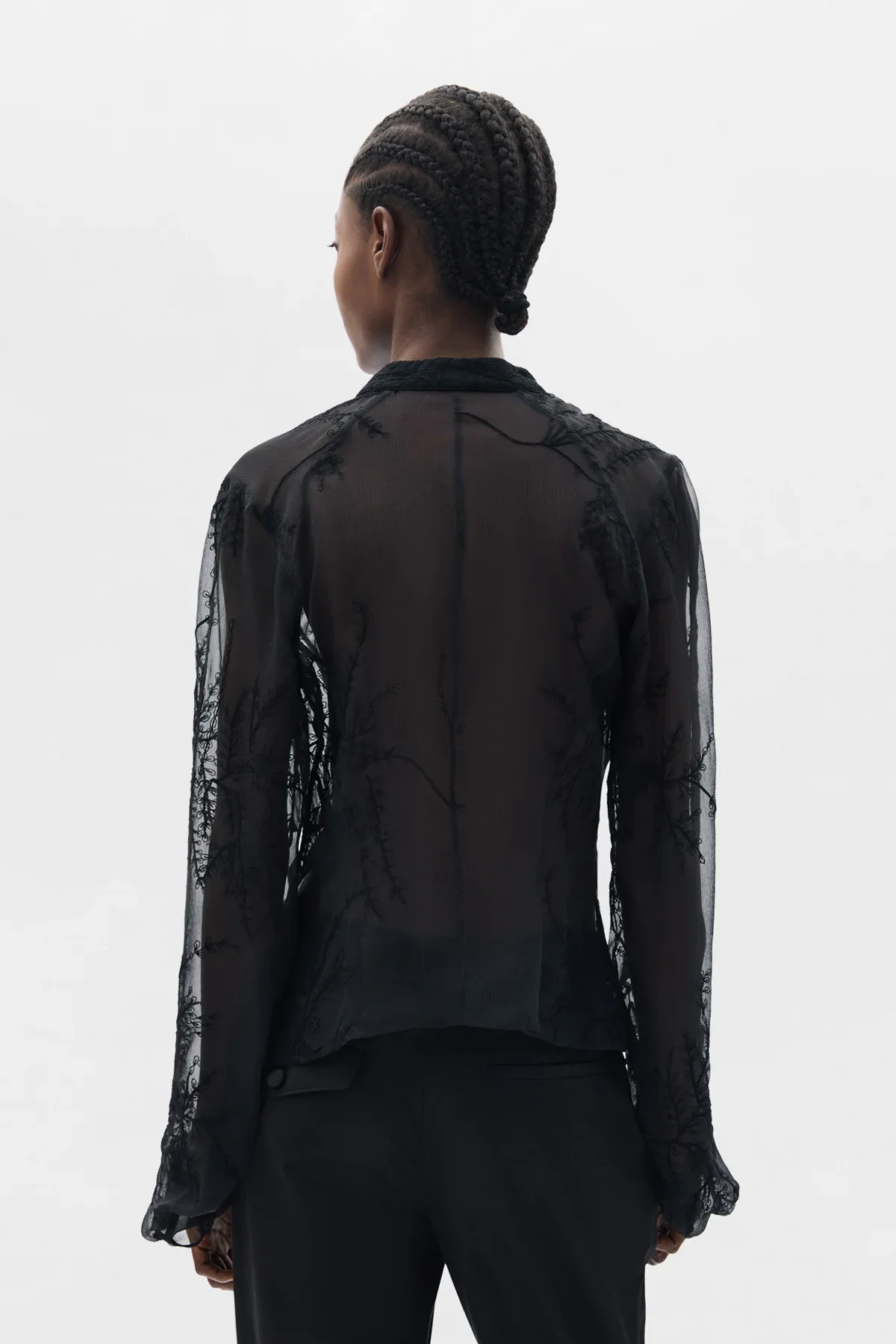ANN DEMEULEMEESTER - Women Rhea Open Front Shirt - Image 3