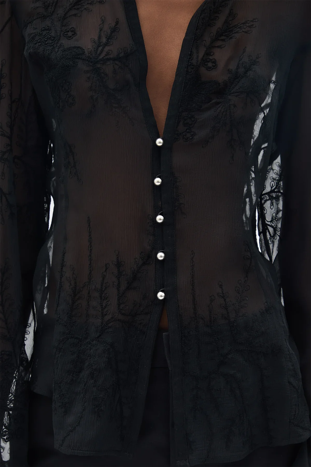 ANN DEMEULEMEESTER - Women Rhea Open Front Shirt - Image 5